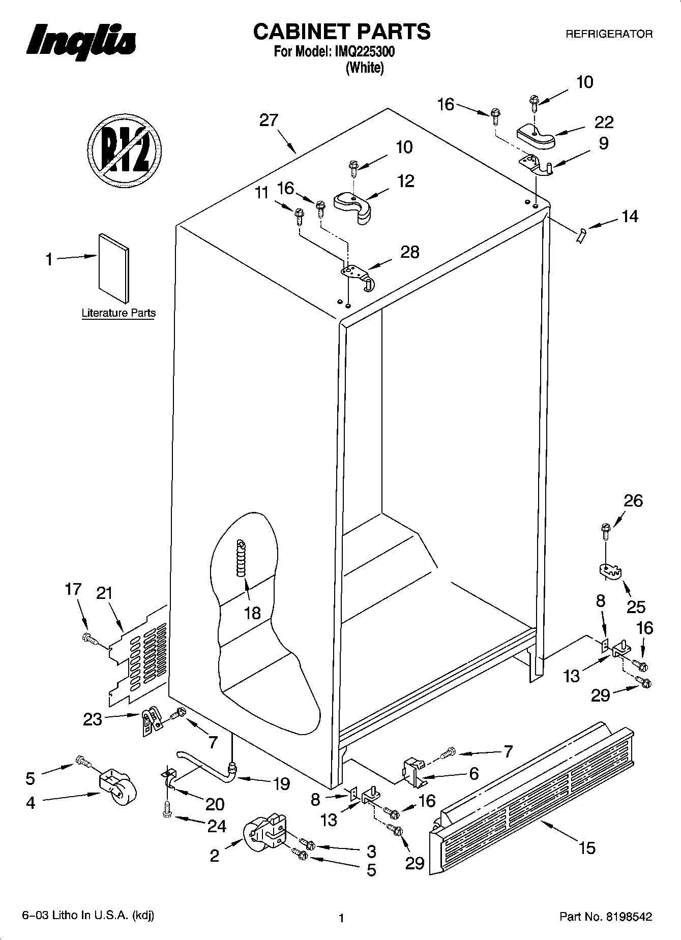 01 - CABINET PARTS