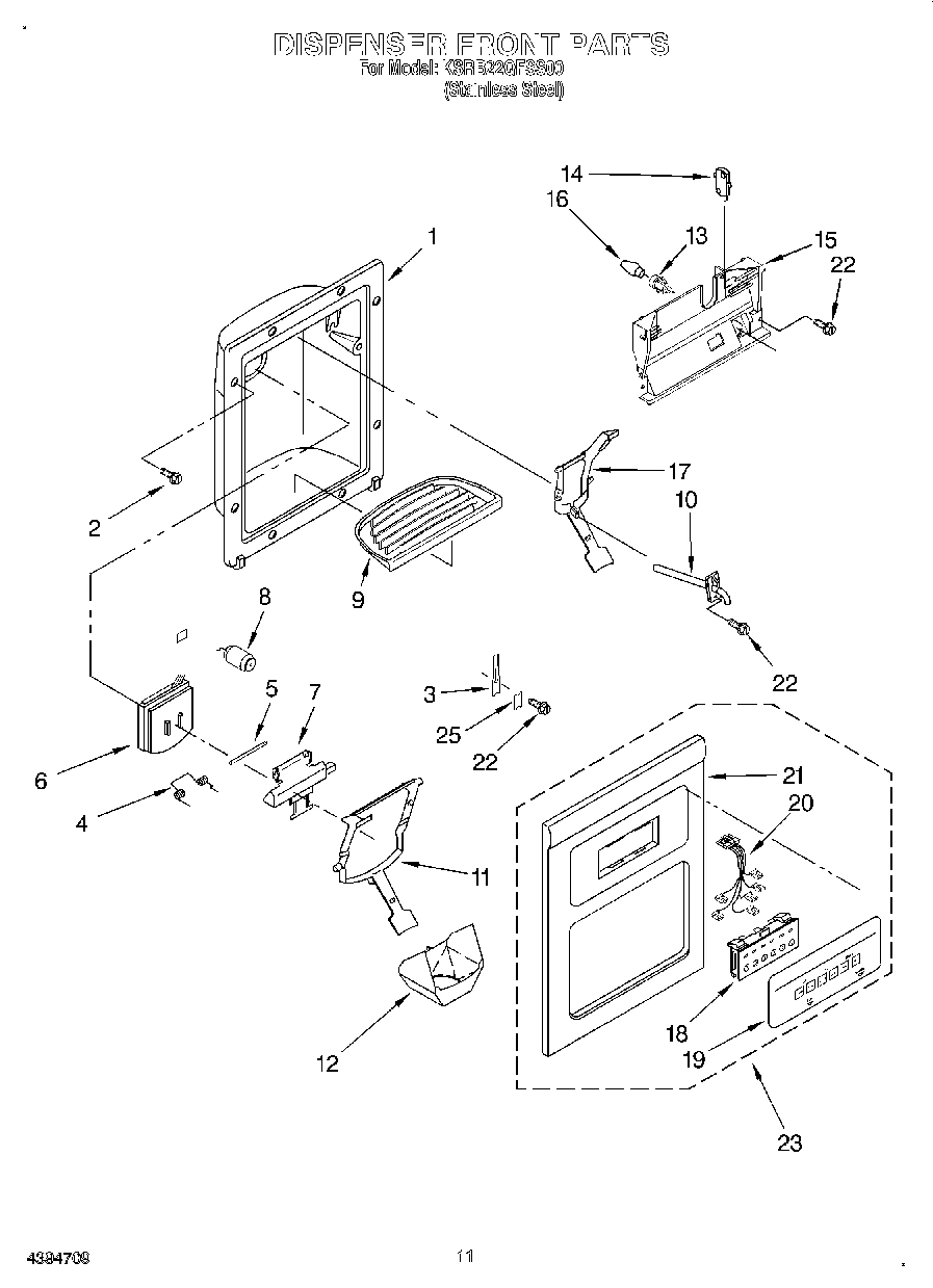 07 - DISPENSER FRONT
