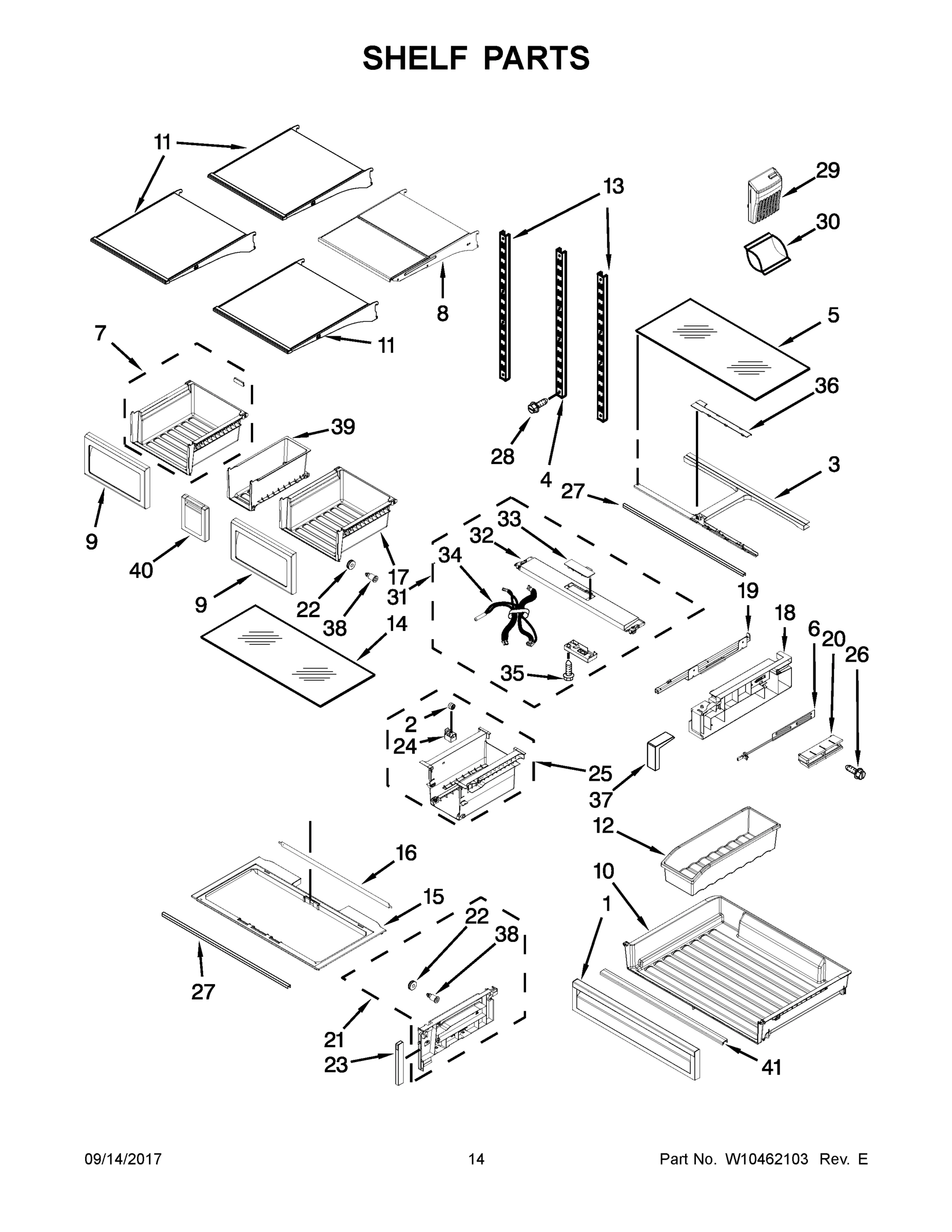 08 - SHELF PARTS