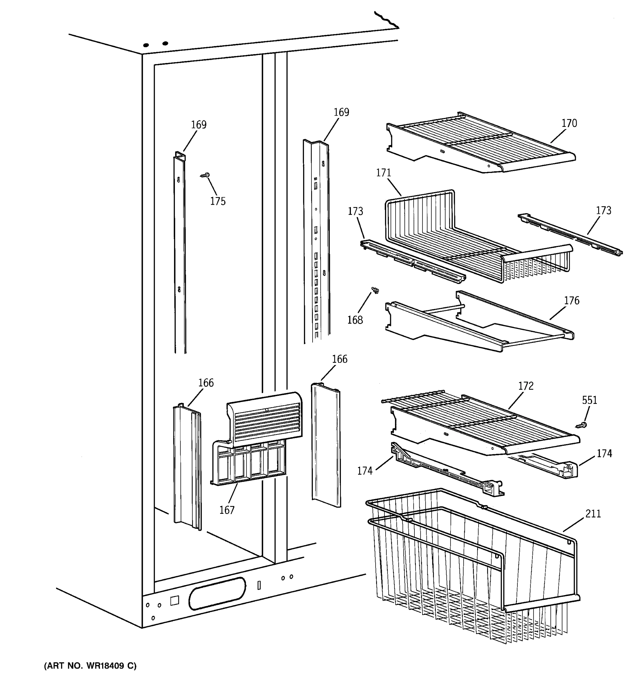 FREEZER SHELVES