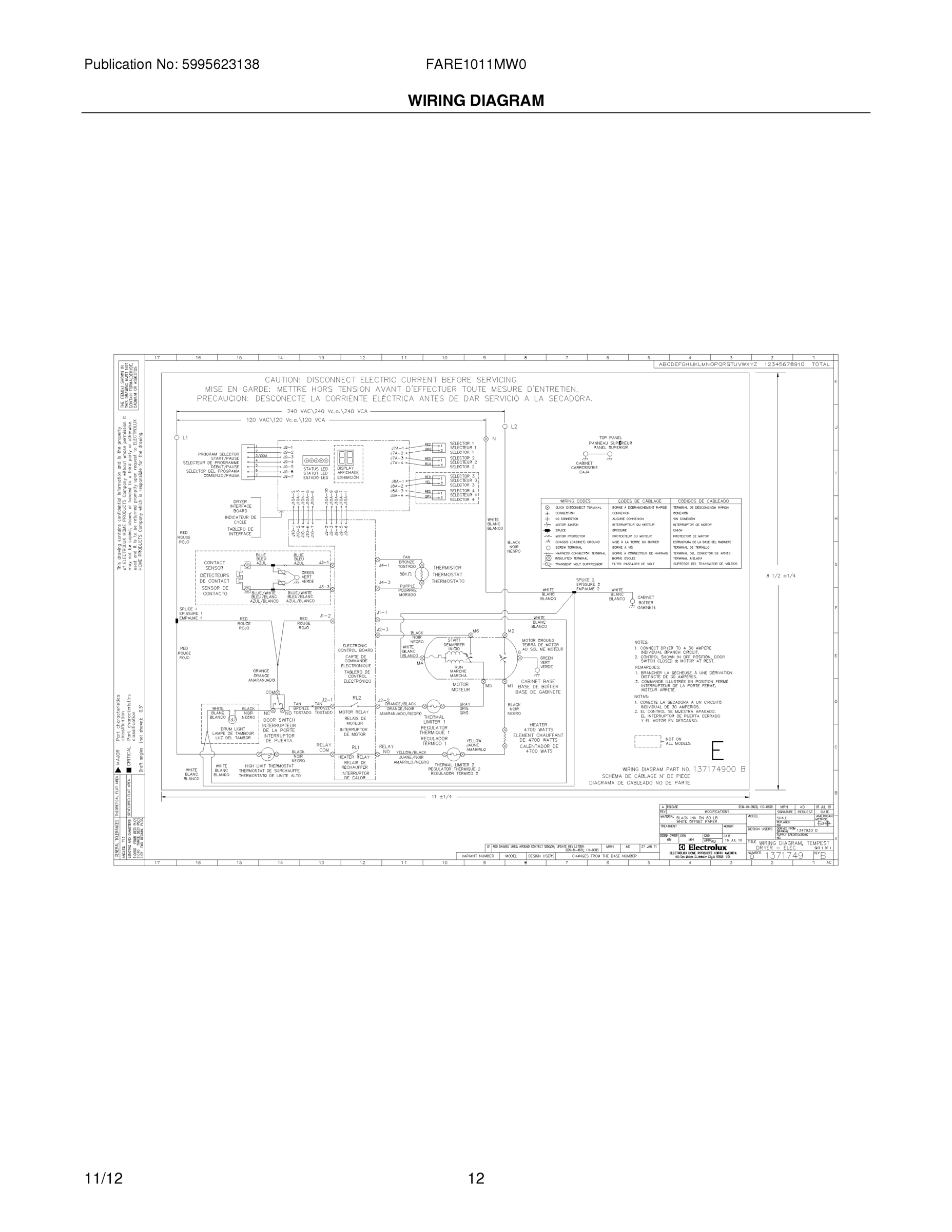 12 - WIRING DIAGRAM