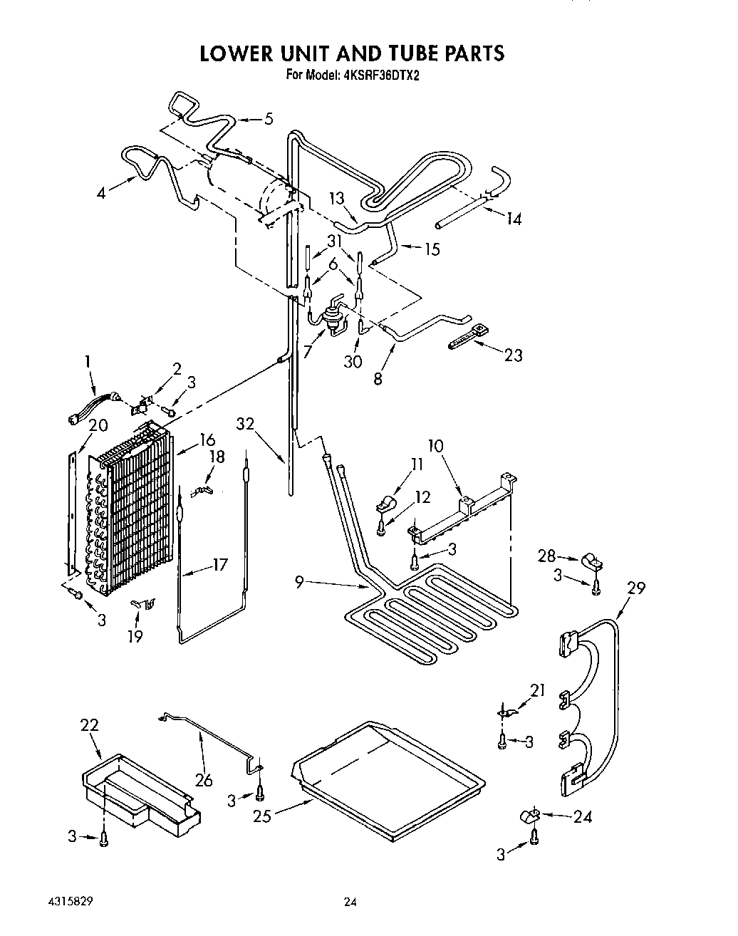 14 - LOWER UNIT AND TUBE