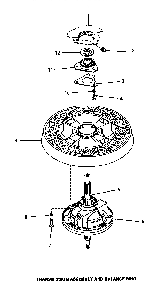 22 - TRANSMISSION ASSY & BALANCE RING