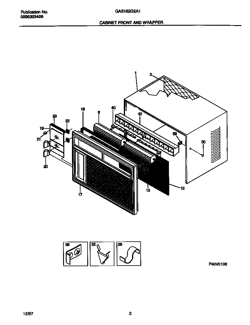 02 - CABINET FRONT AND WRAPPER