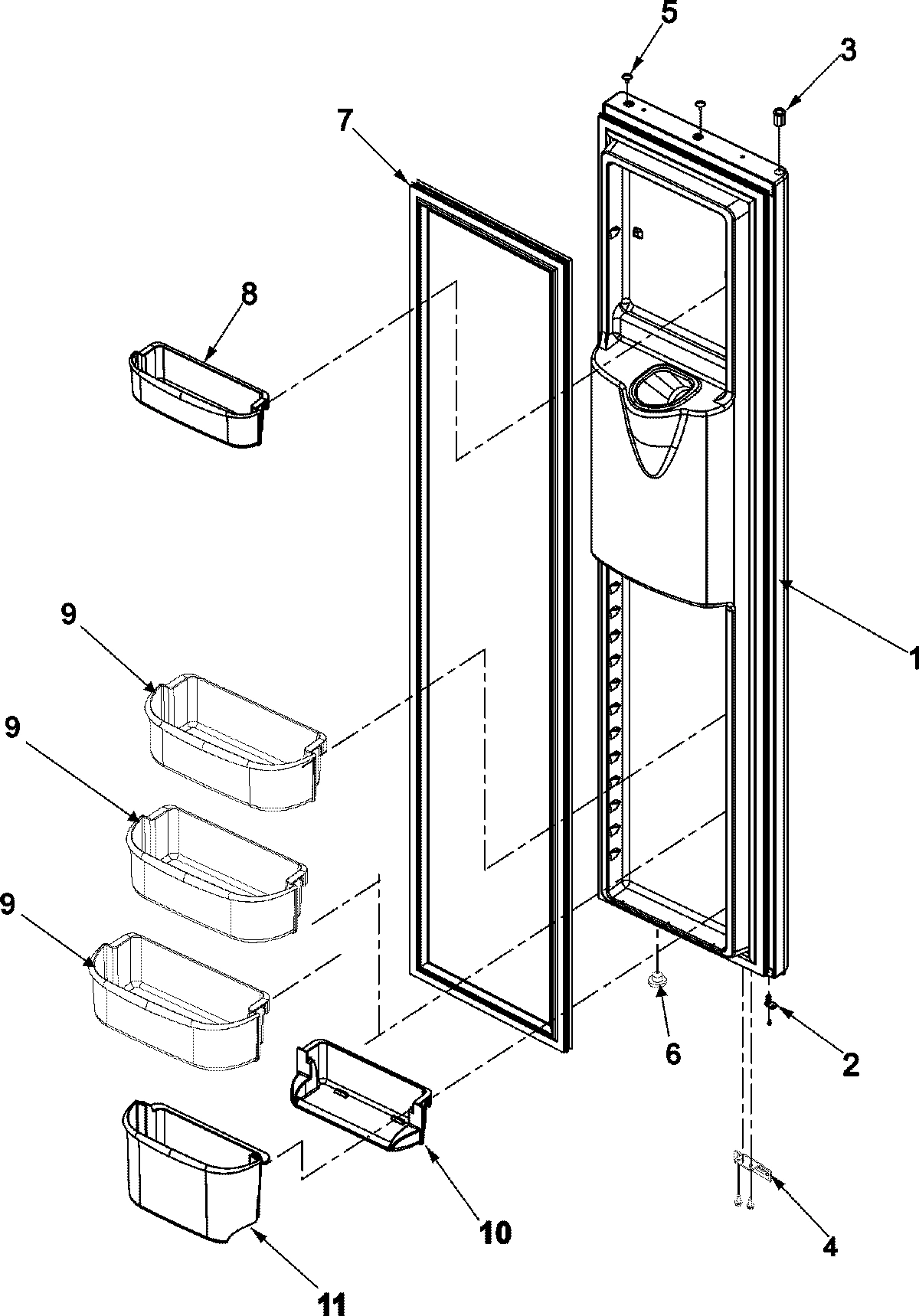 07 - FREEZER DOOR
