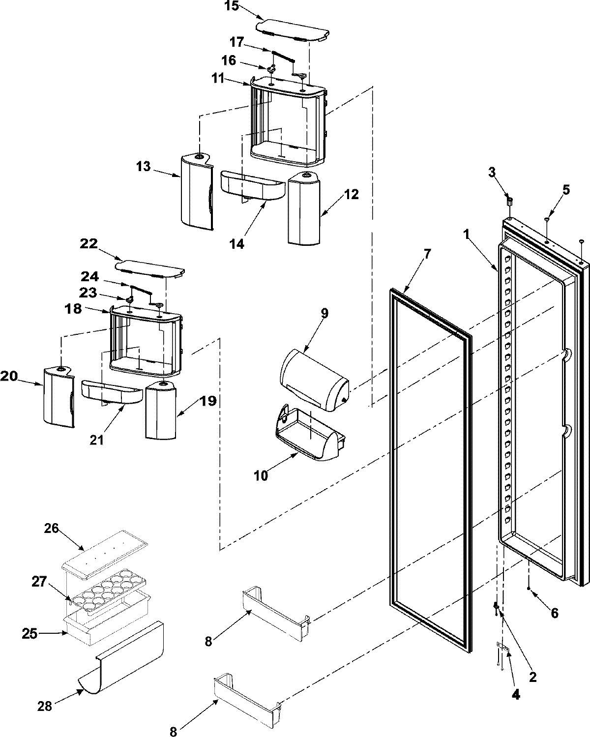 15 - REFRIGERATOR DOOR