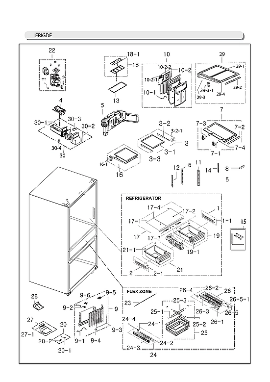 REFRIGERATOR PARTS