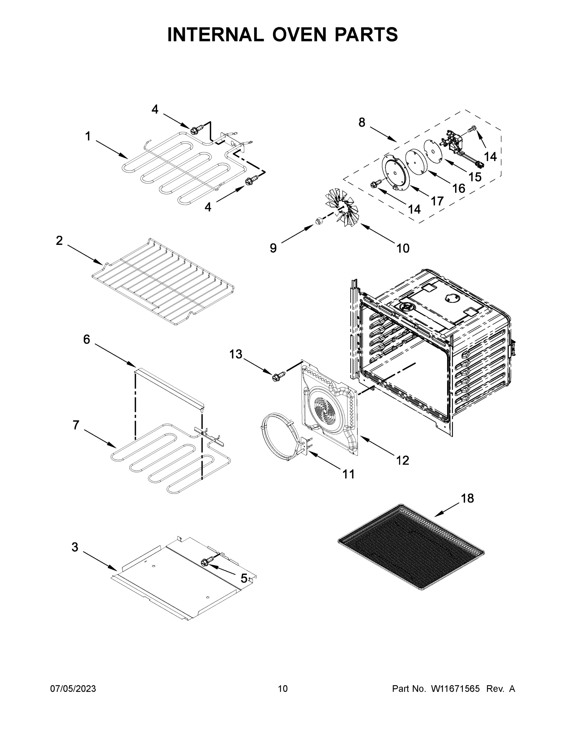 06 - INTERNAL OVEN PARTS