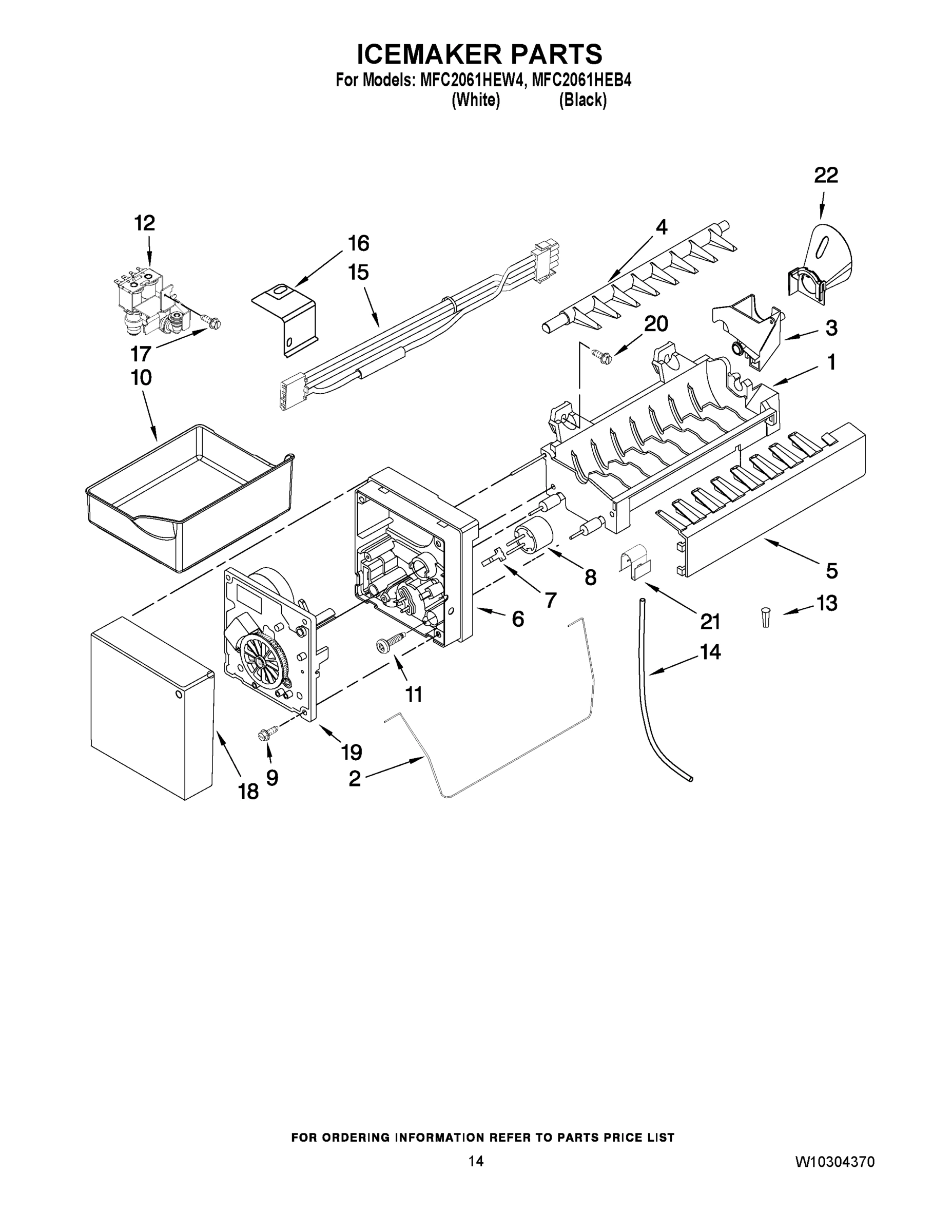 08 - ICEMAKER PARTS
