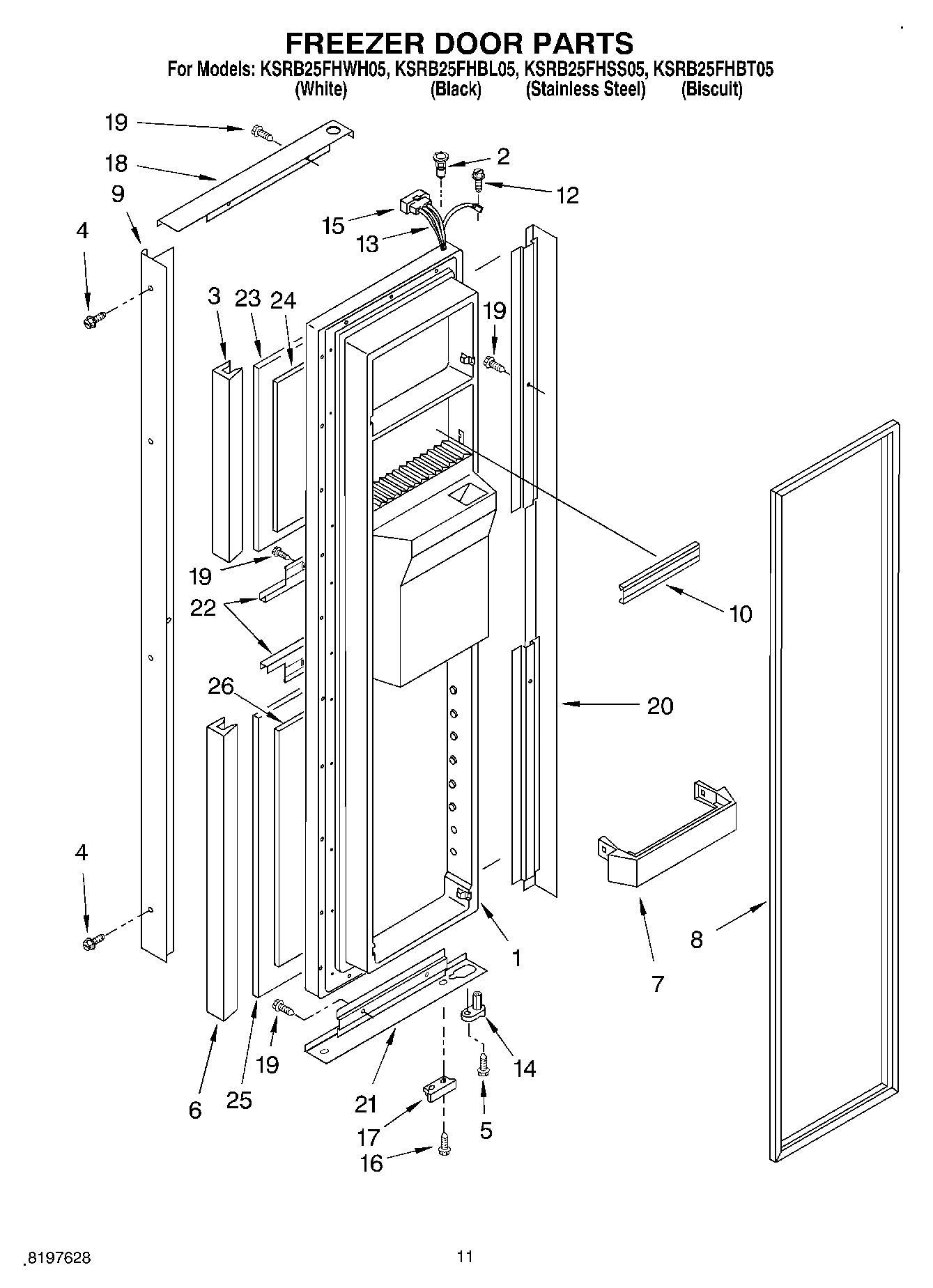 07 - FREEZER DOOR
