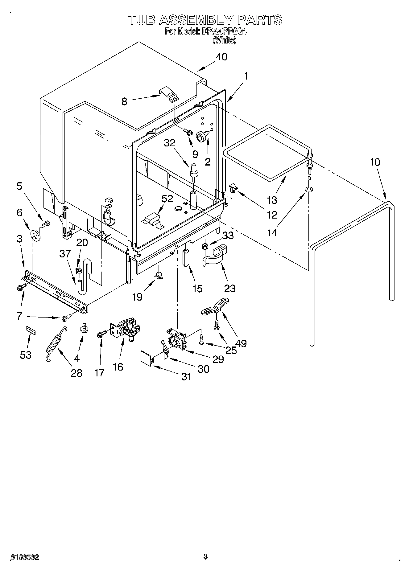 03 - TUB ASSEMBLY