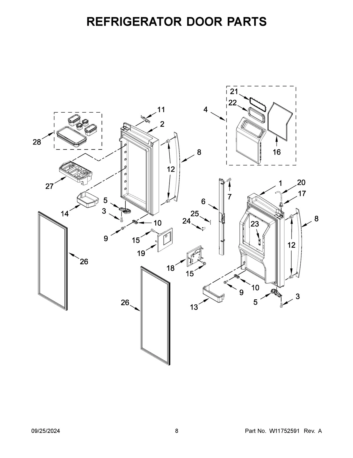 05 - REFRIGERATOR DOOR PARTS