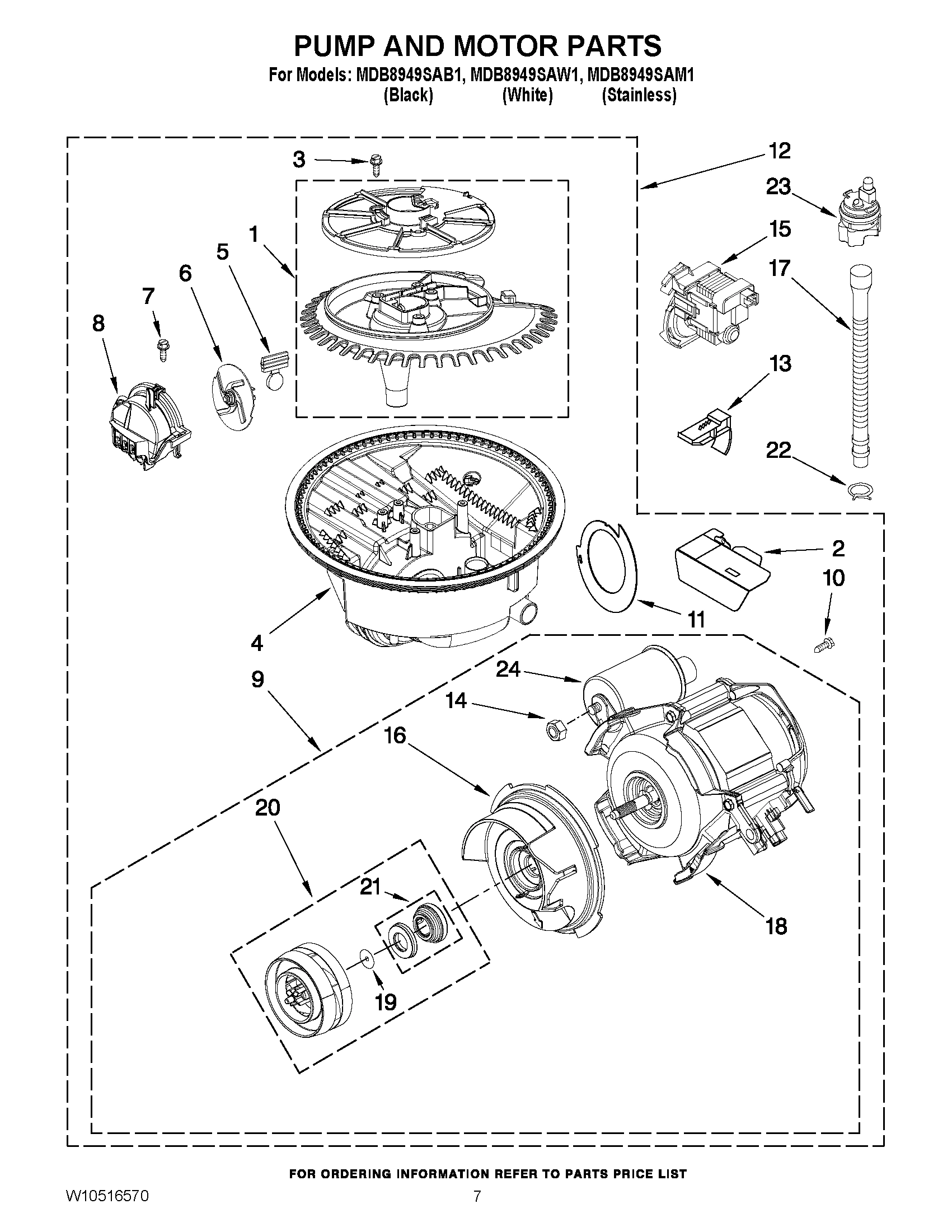 06 - PUMP AND MOTOR PARTS