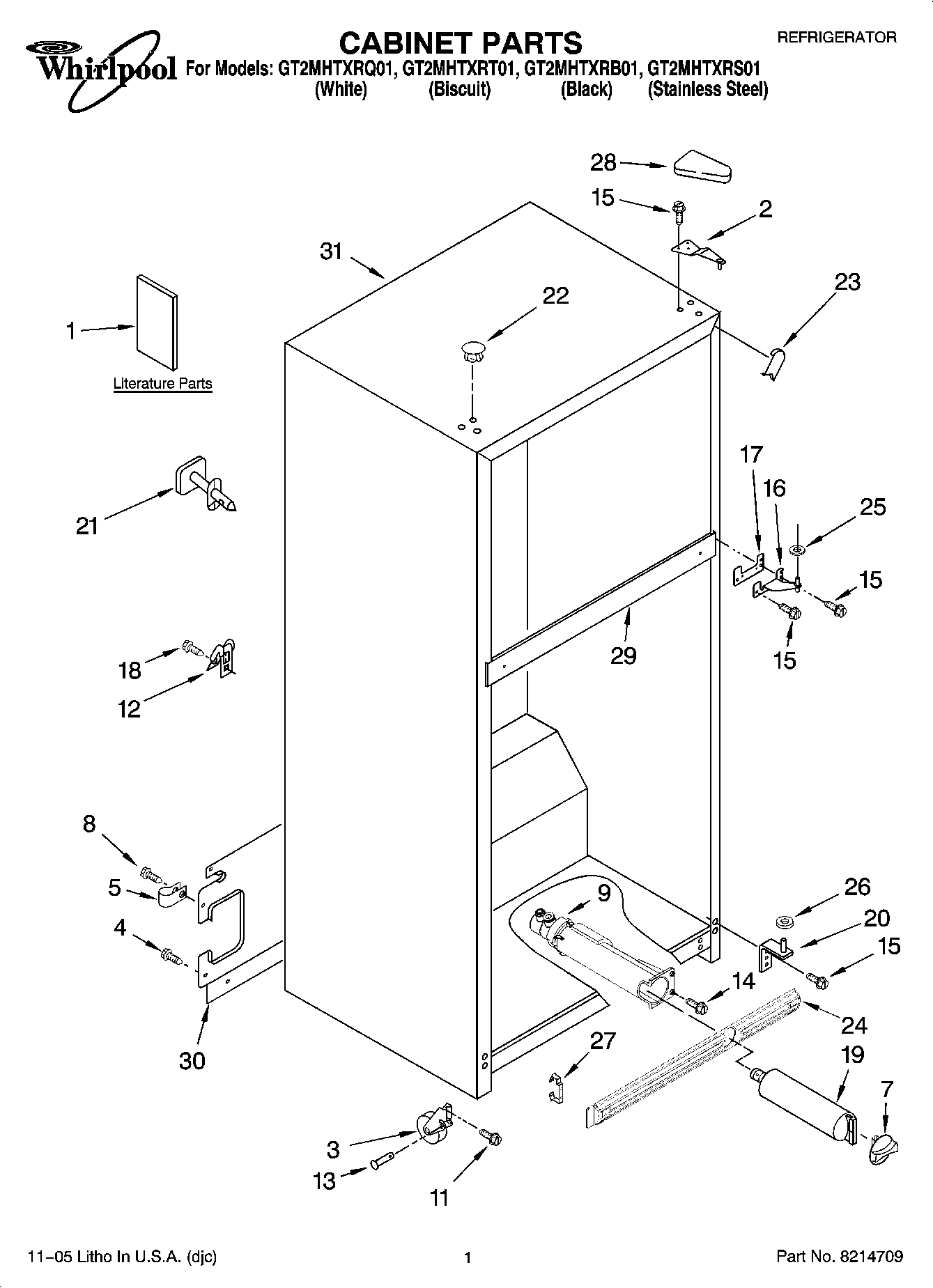01 - CABINET PARTS