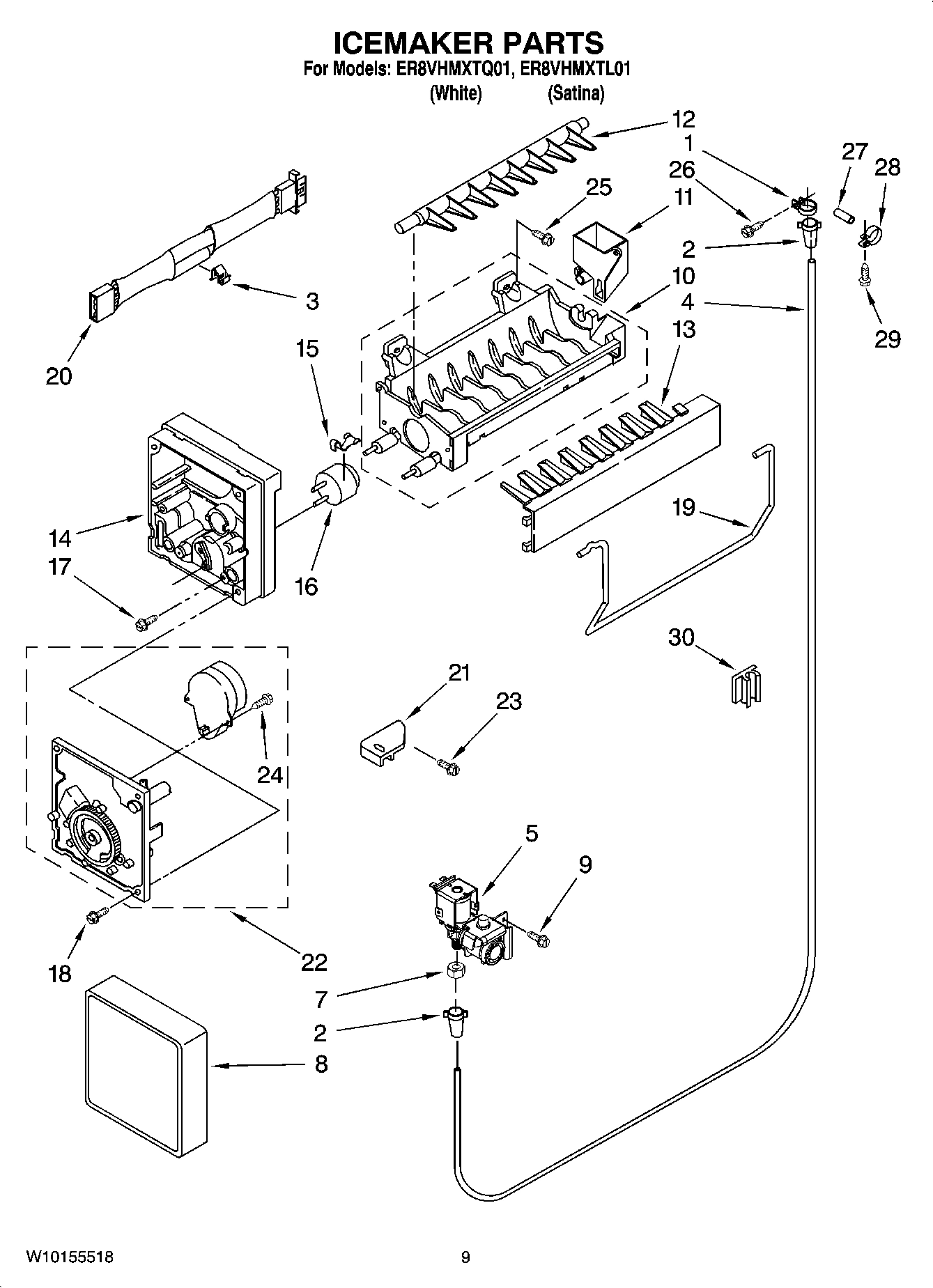 05 - ICEMAKER PARTS
