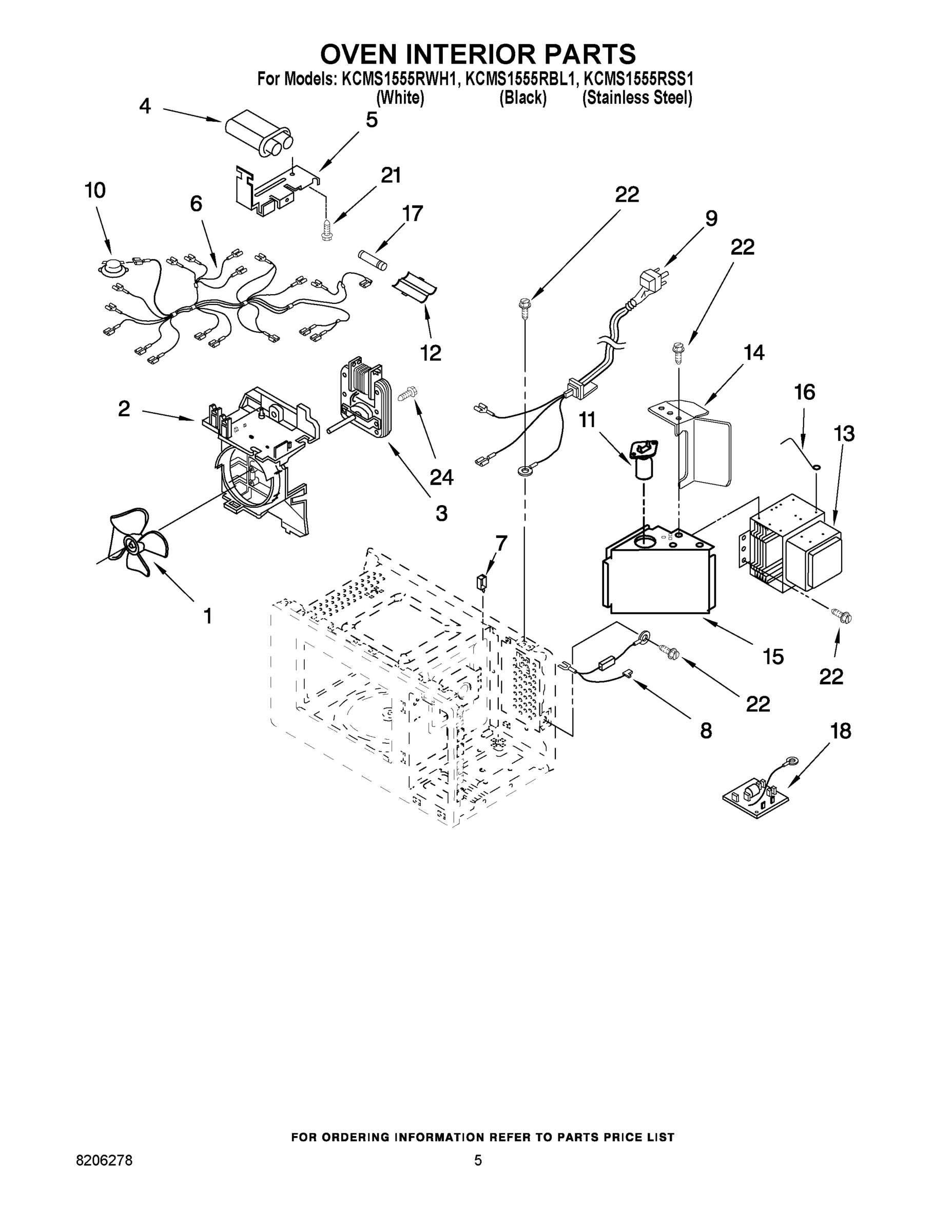 05 - OVEN INTERIOR PARTS