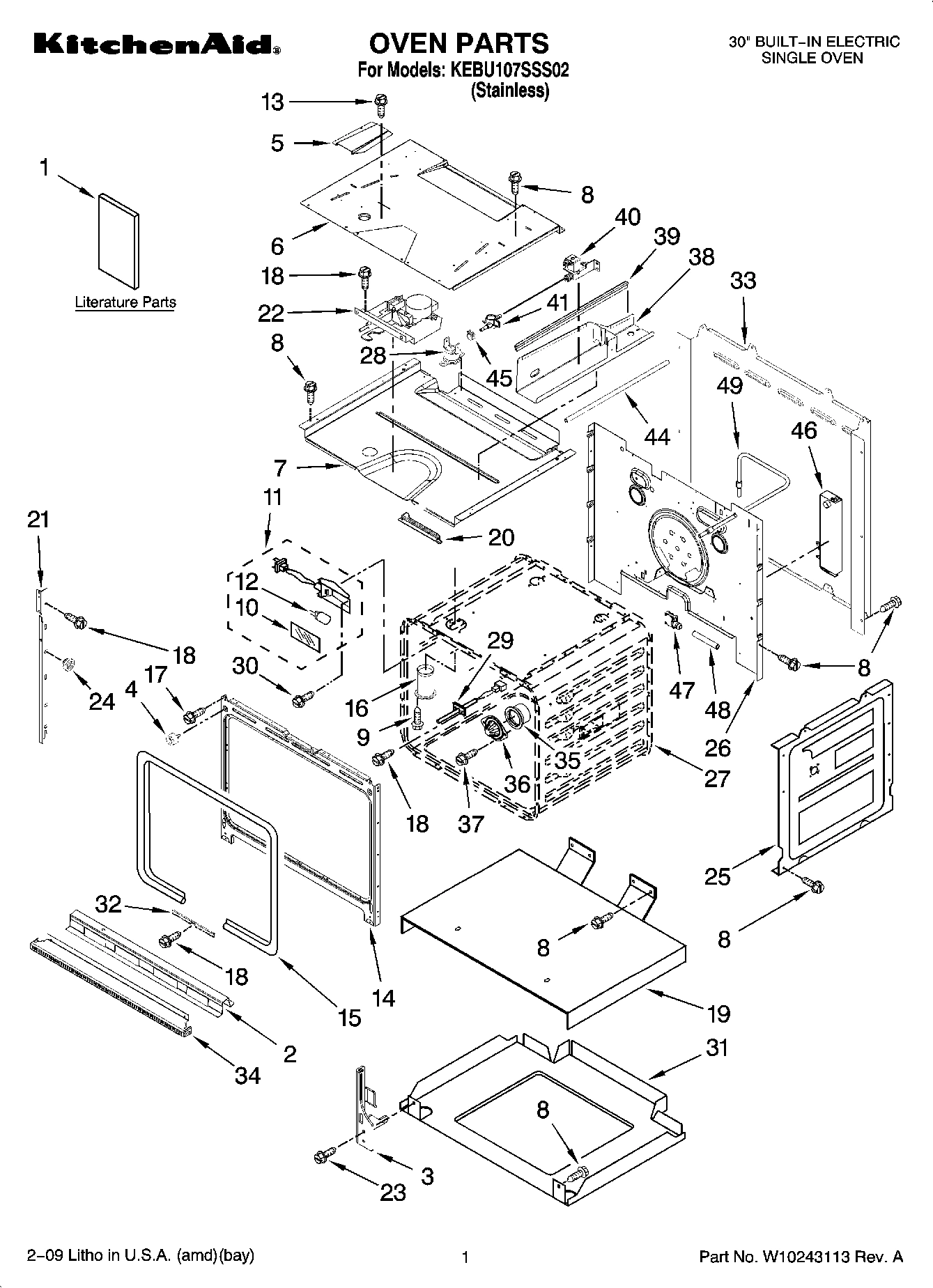 01 - OVEN PARTS