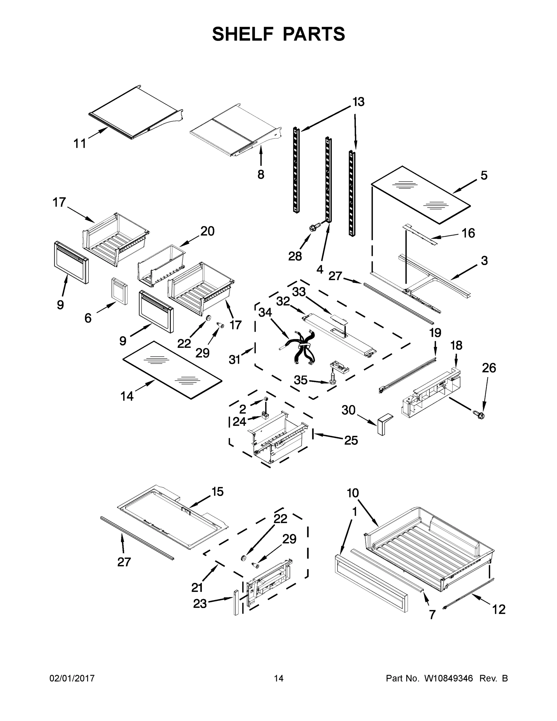 08 - SHELF PARTS