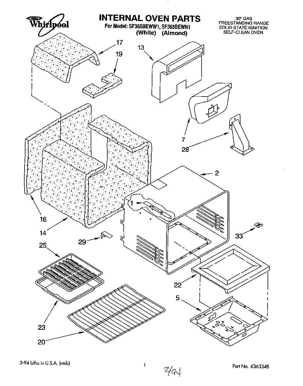 01 - INTERNAL OVEN