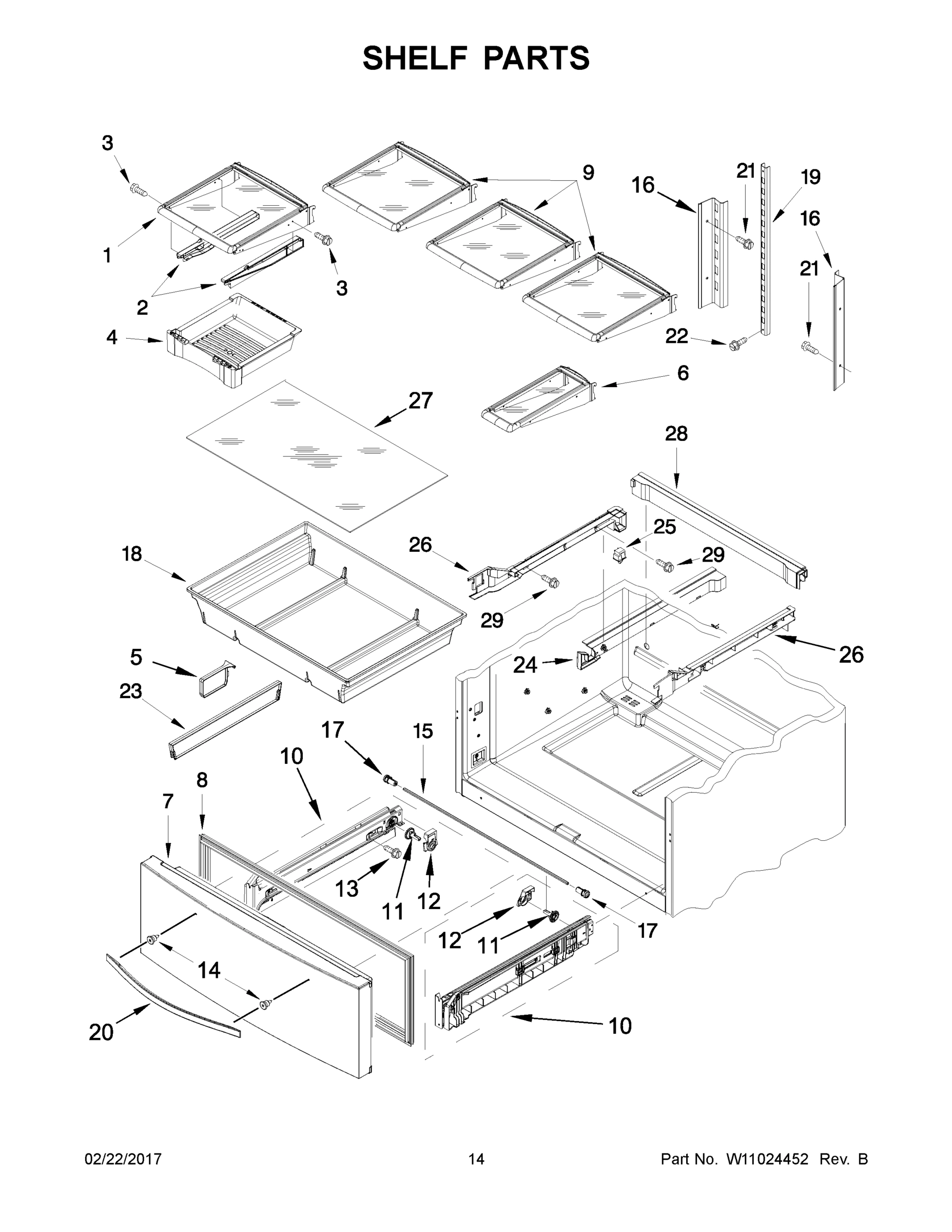 08 - SHELF PARTS