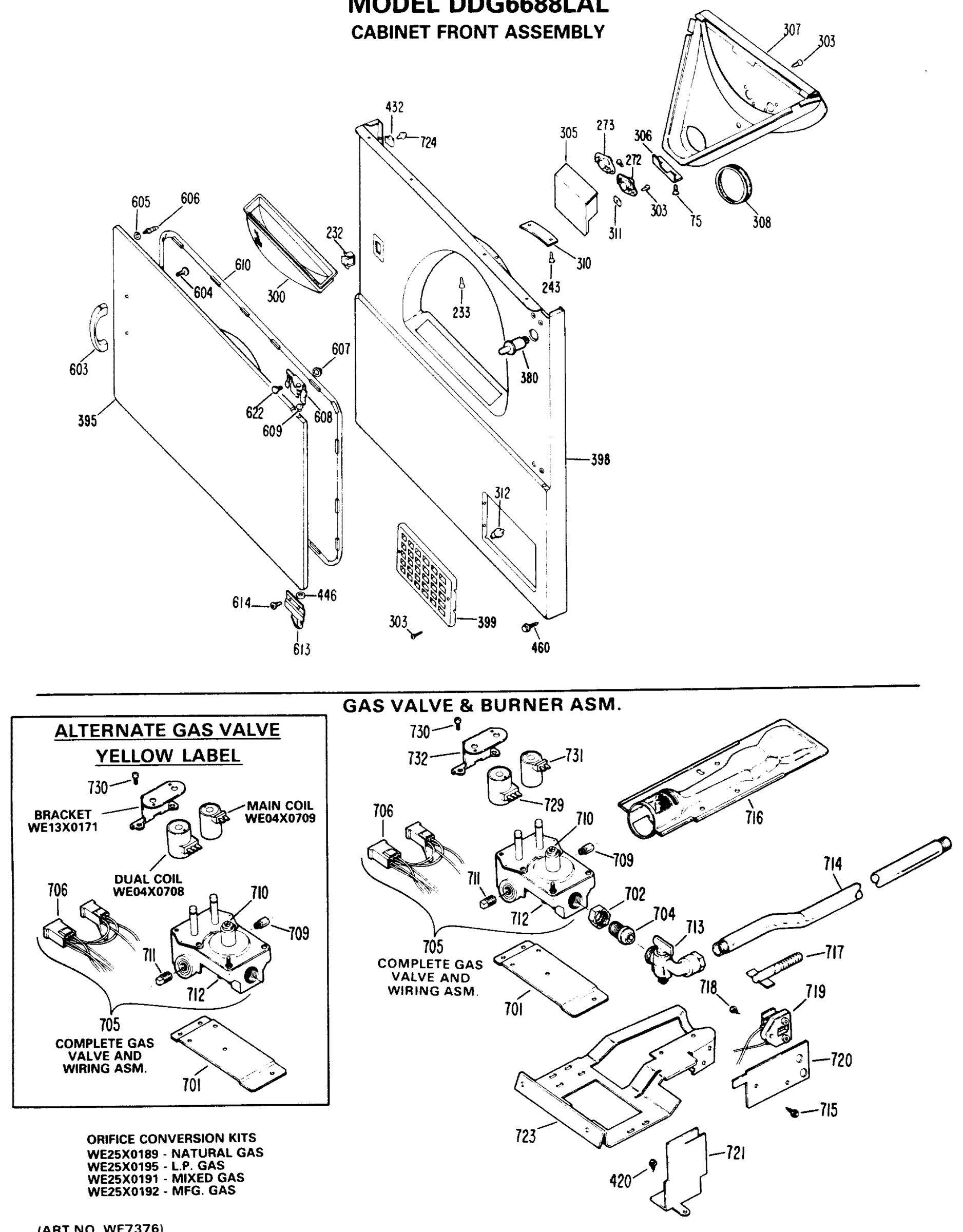 CABINET FRONT ASSEMBLY