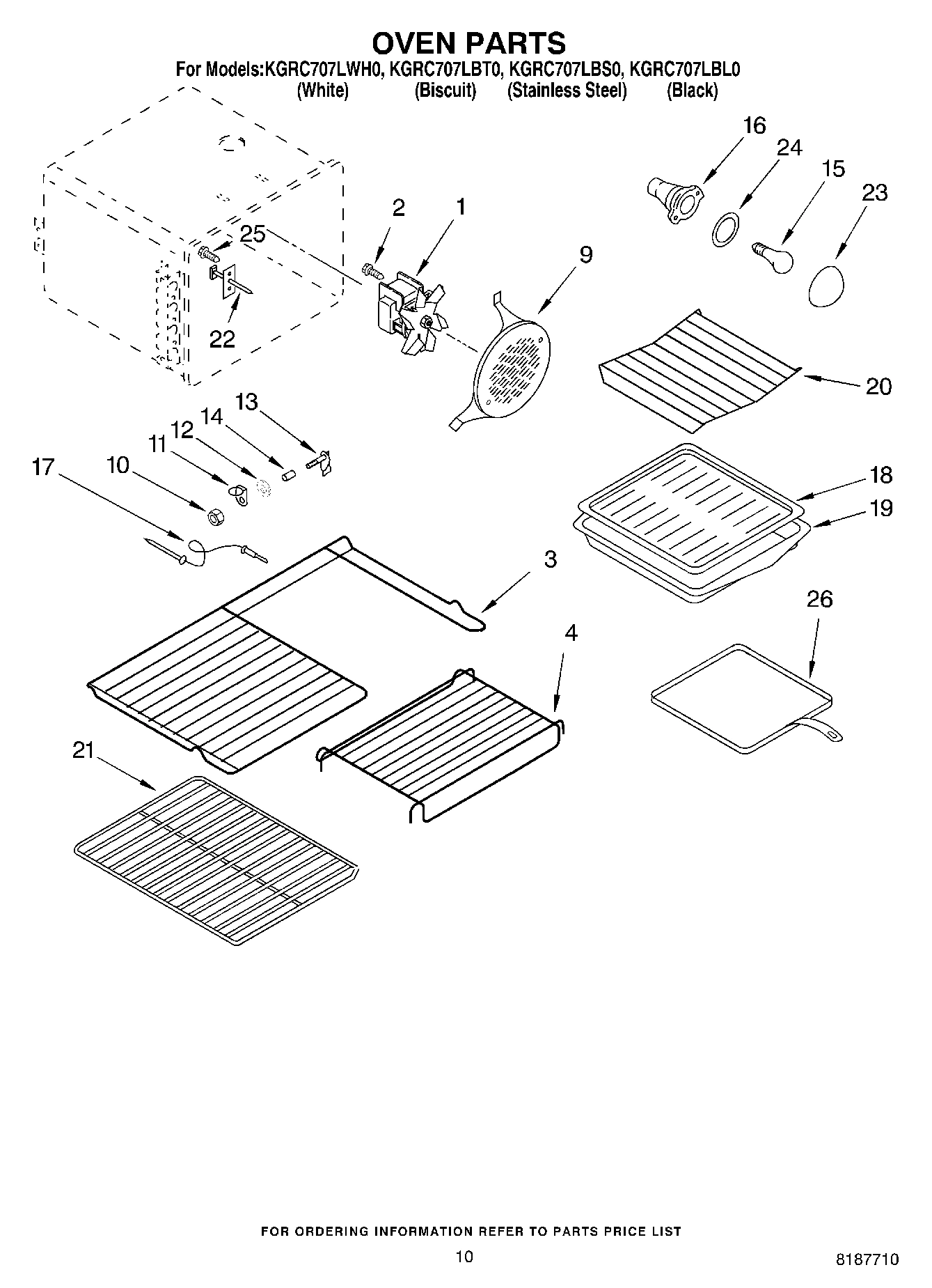 07 - OVEN PARTS