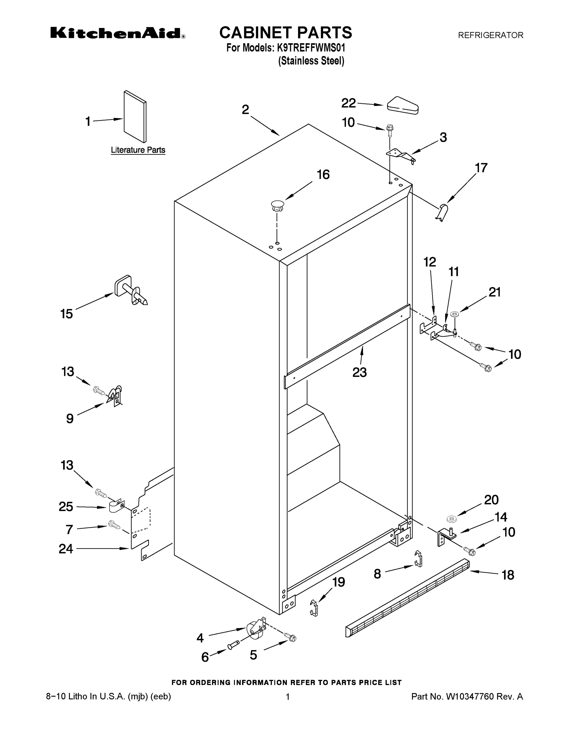 01 - CABINET PARTS
