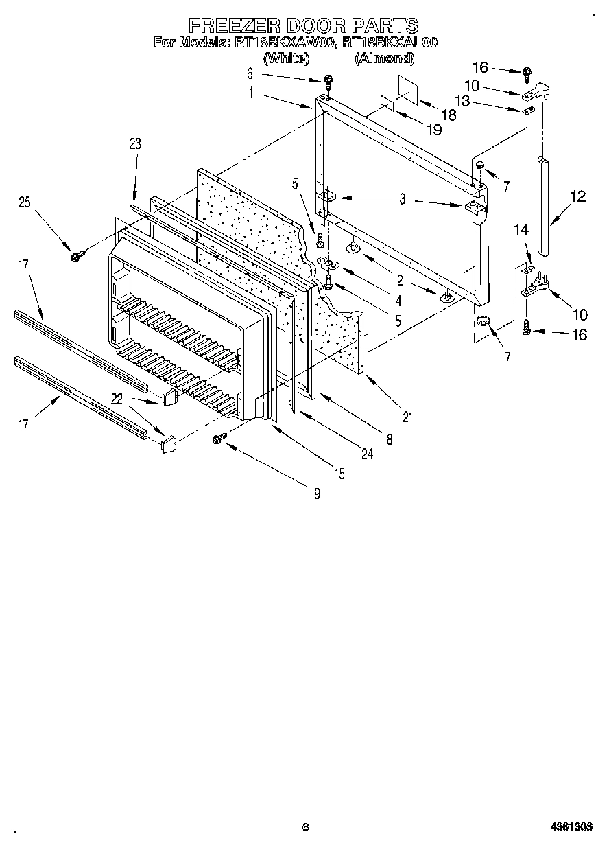 05 - FREEZER DOOR