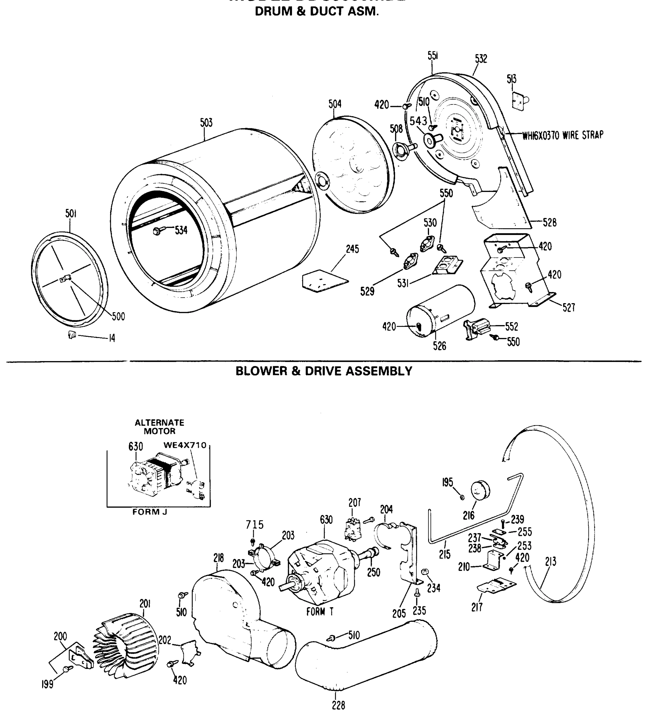 DRUM & DUCT ASM.