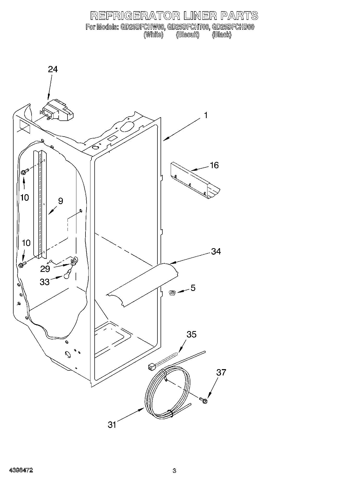 02 - REFRIGERATOR LINER
