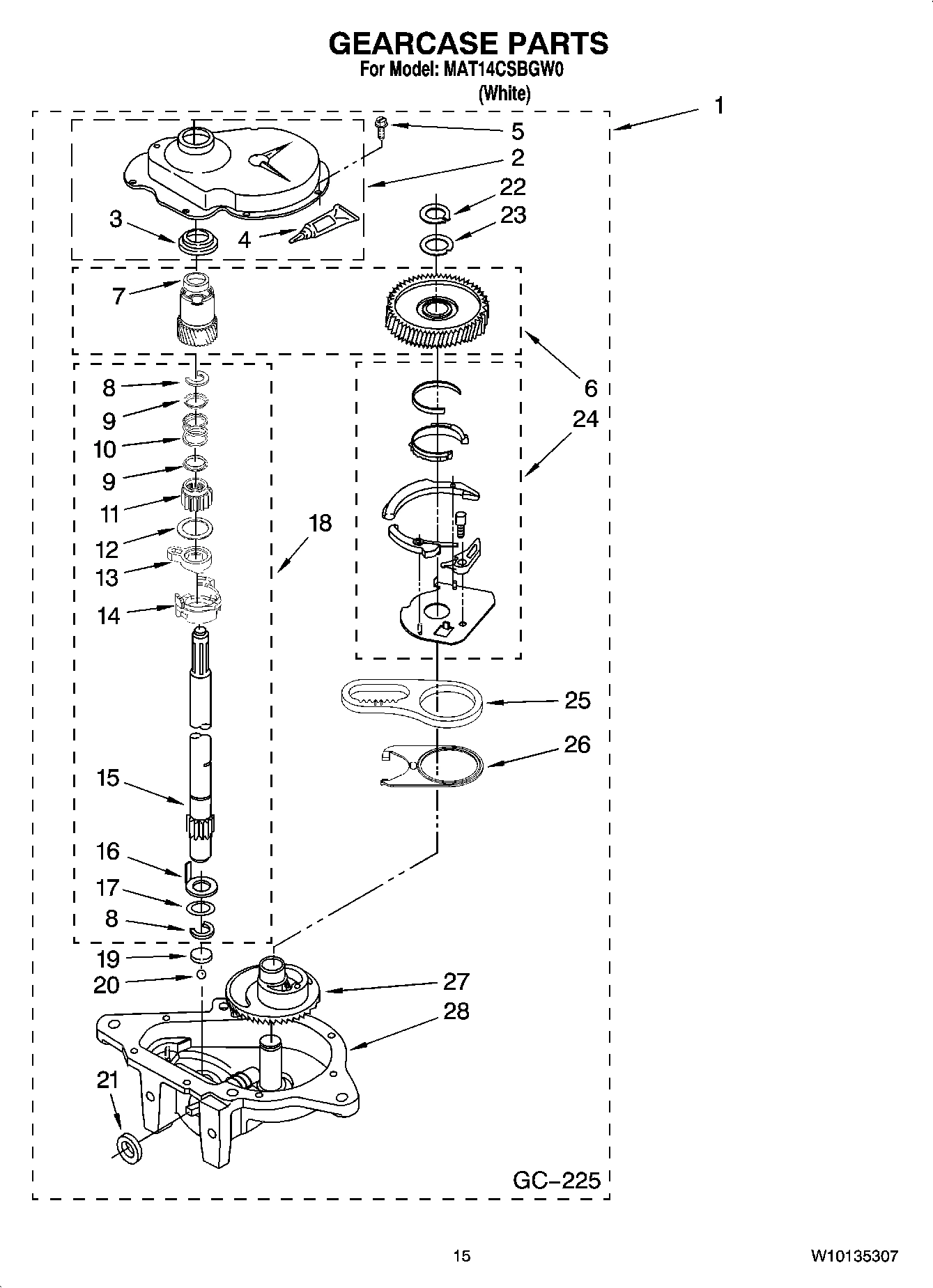 10 - GEARCASE PARTS