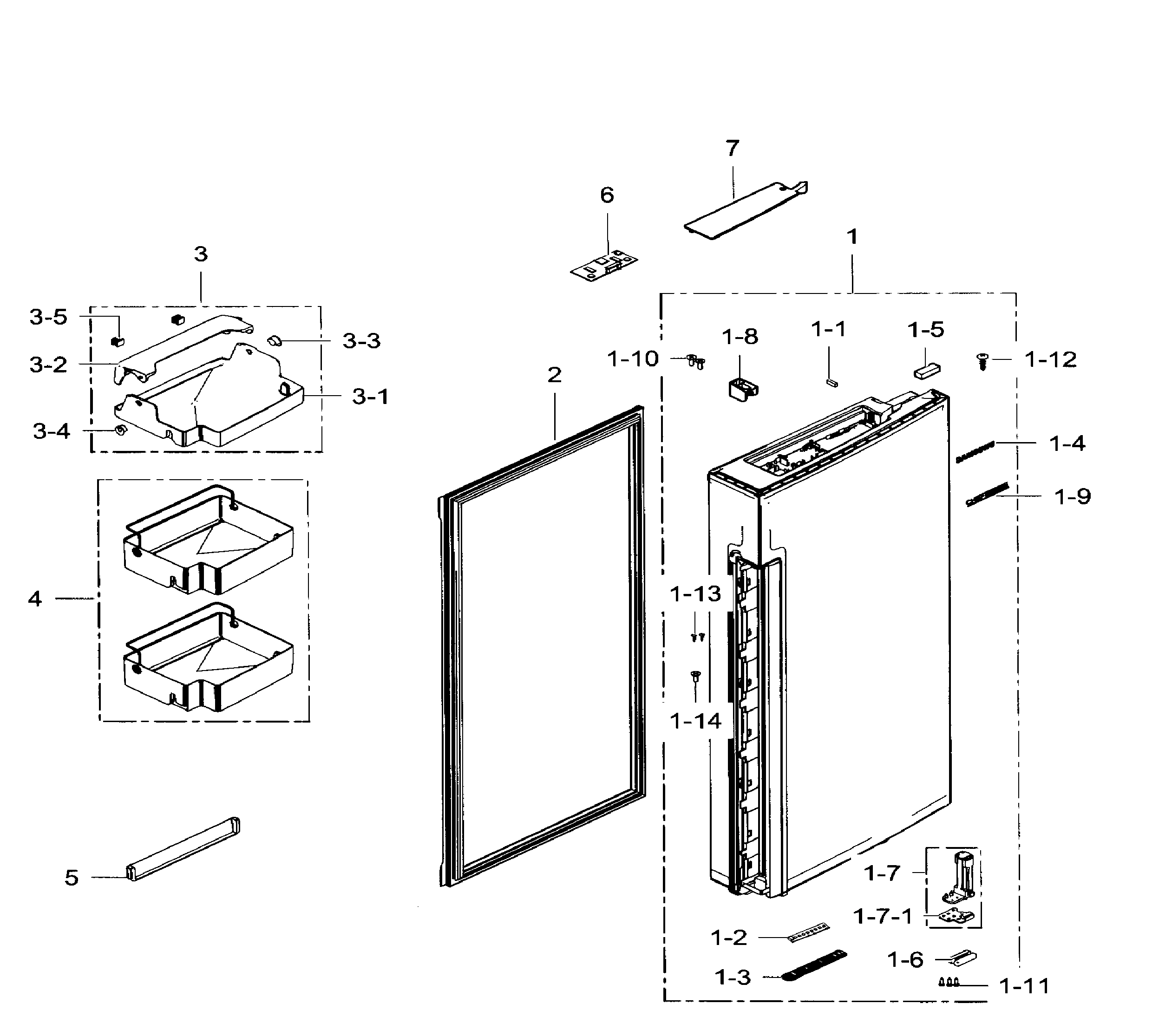 FRIDGE DOOR RIGHT