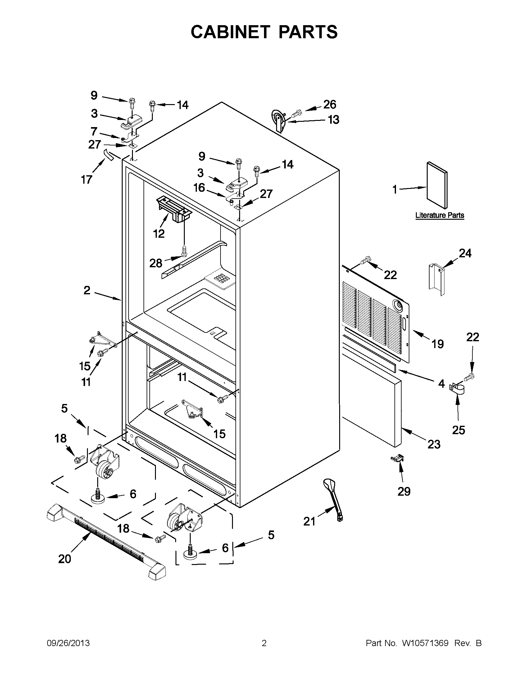 02 - CABINET PARTS