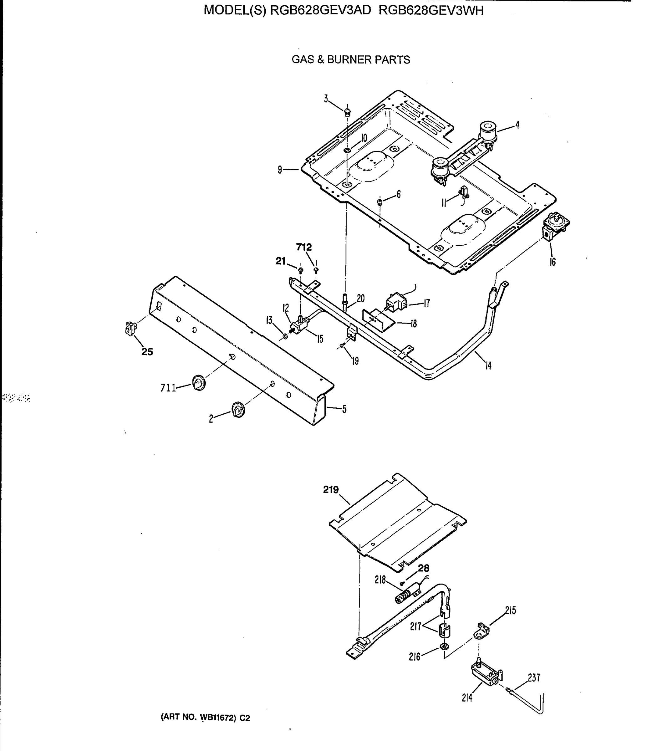 GAS & BURNER PARTS