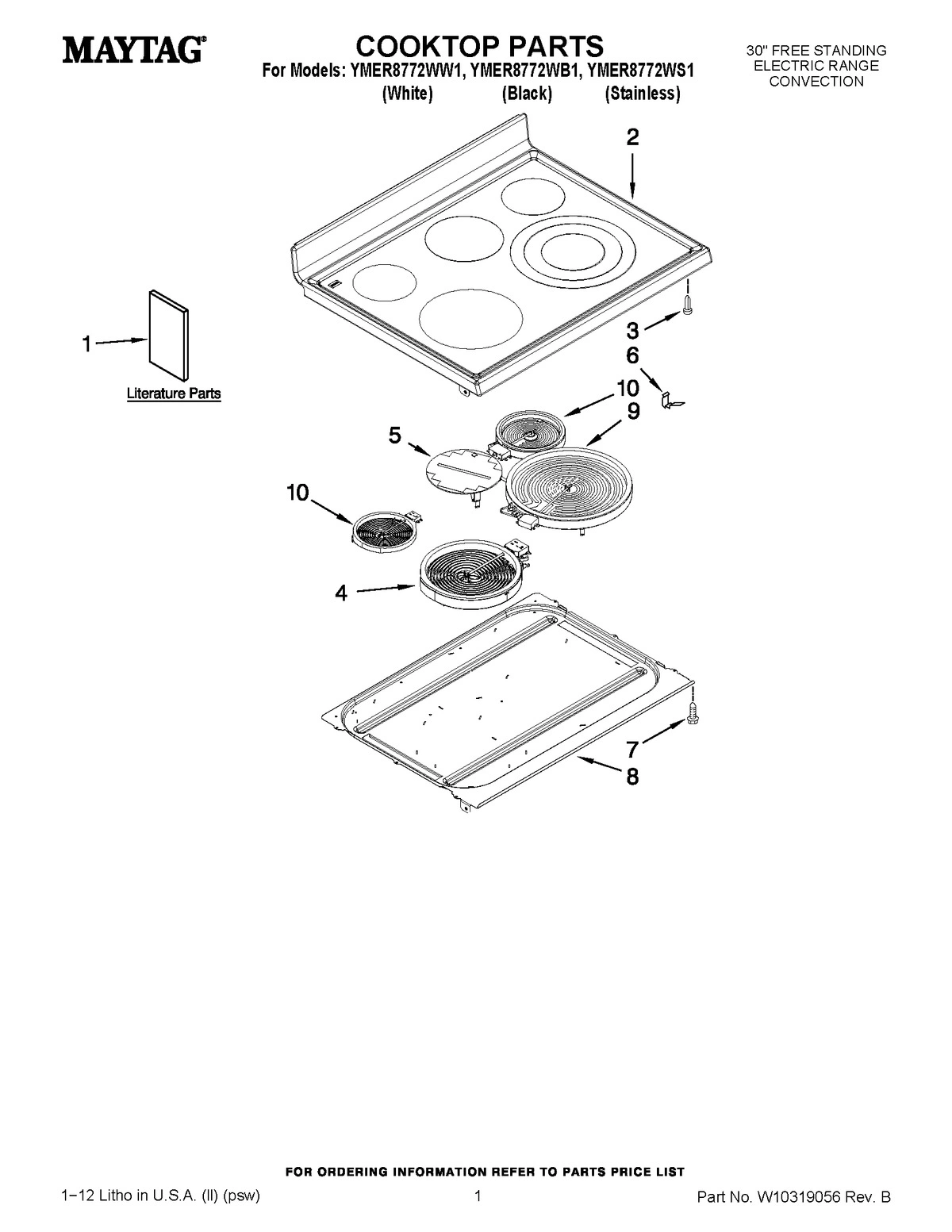 01 - COOKTOP PARTS