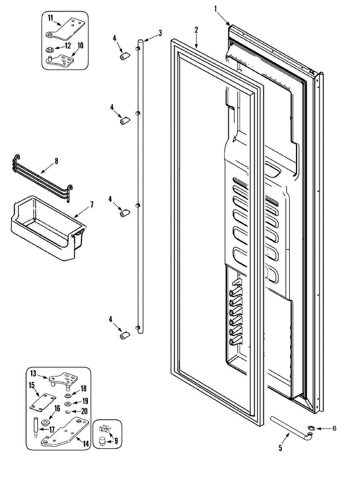 06 - FREEZER DOOR (RJRS4280B)