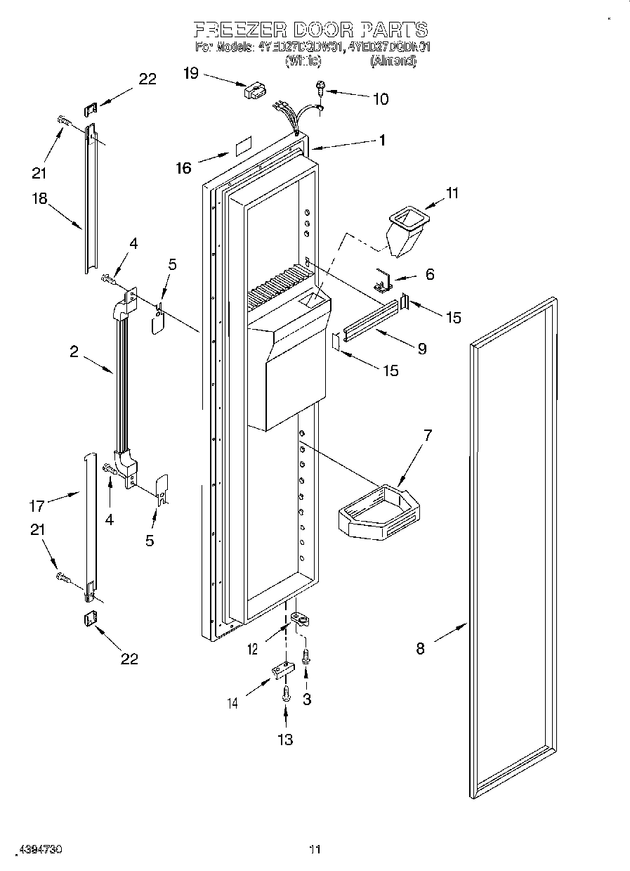 07 - FREEZER DOOR