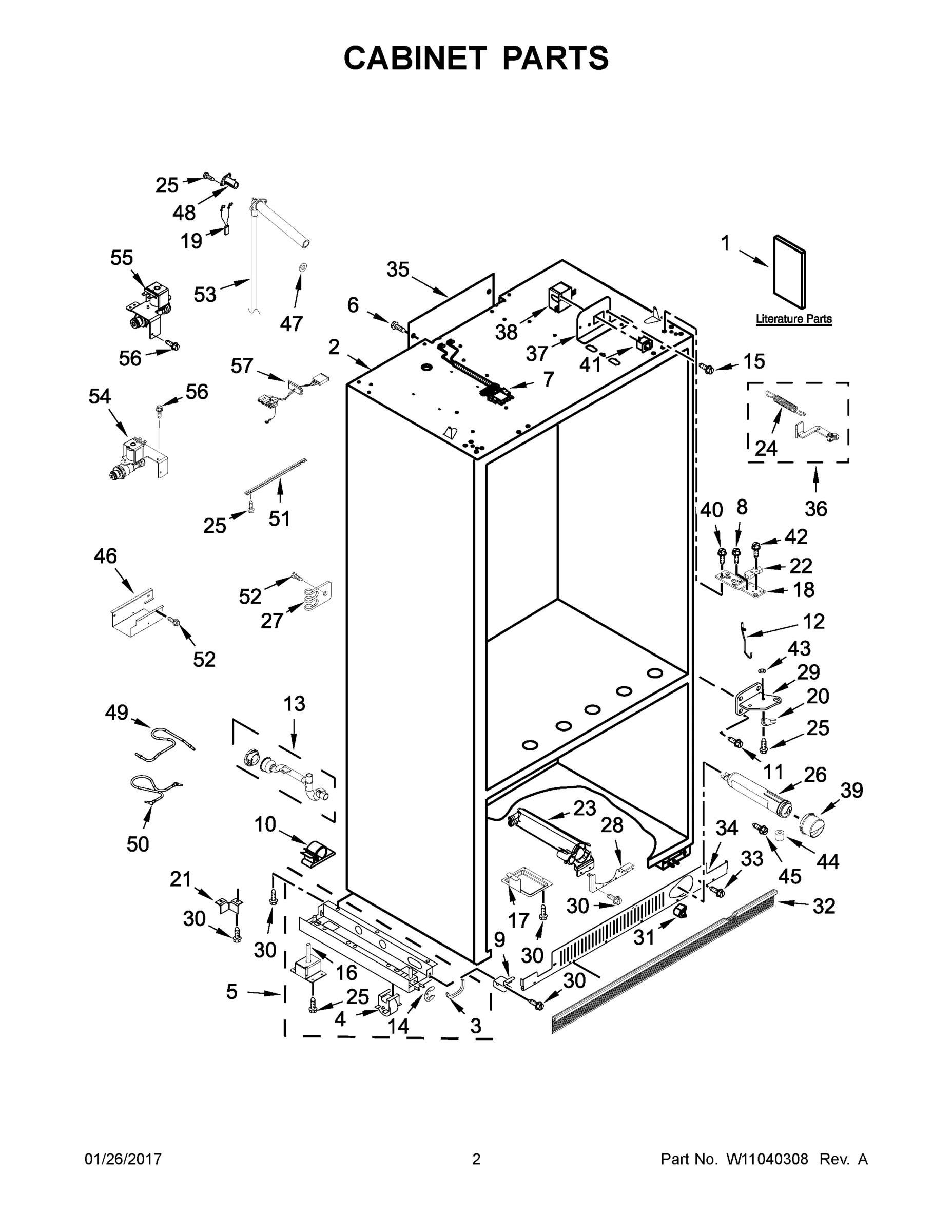 02 - CABINET PARTS