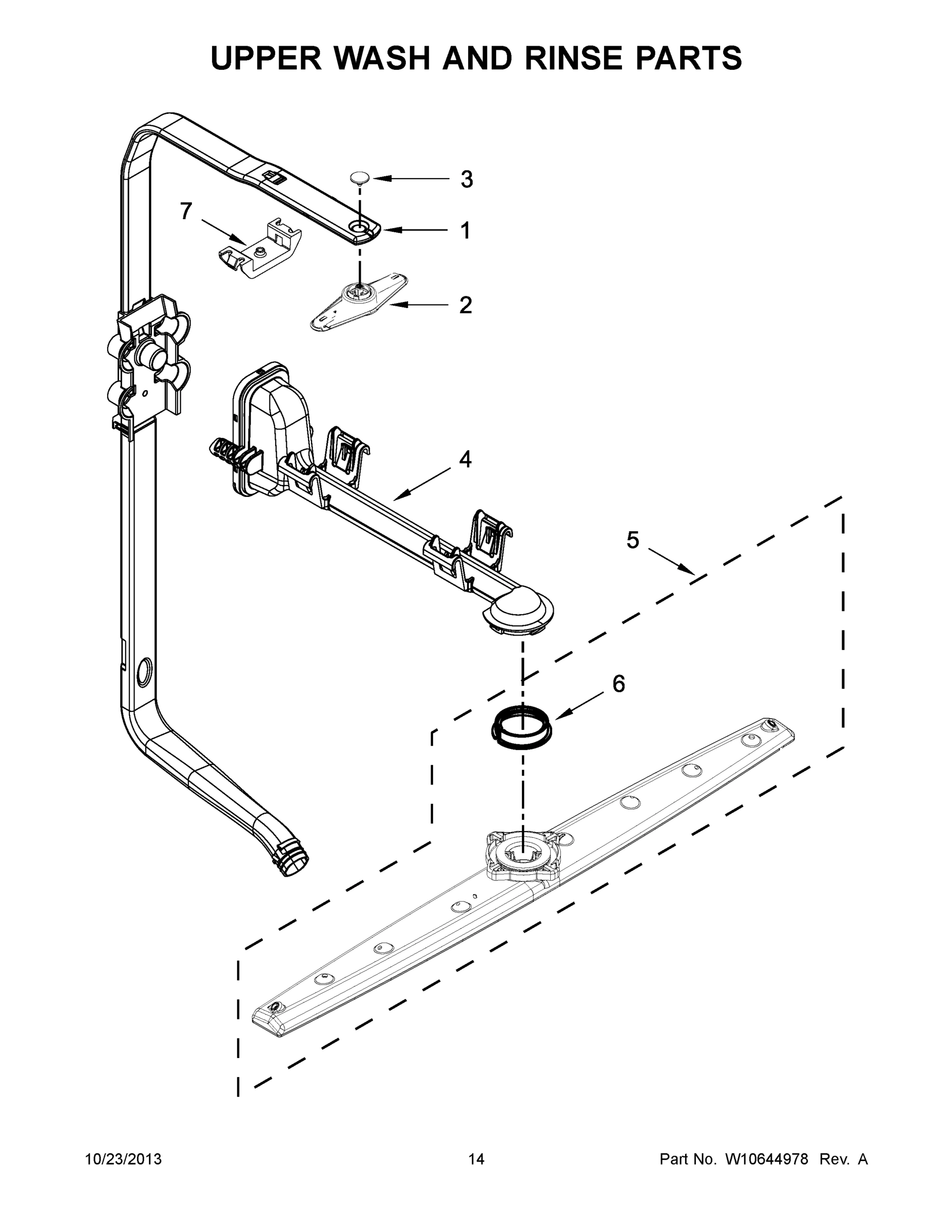 08 - UPPER WASH AND RINSE PARTS