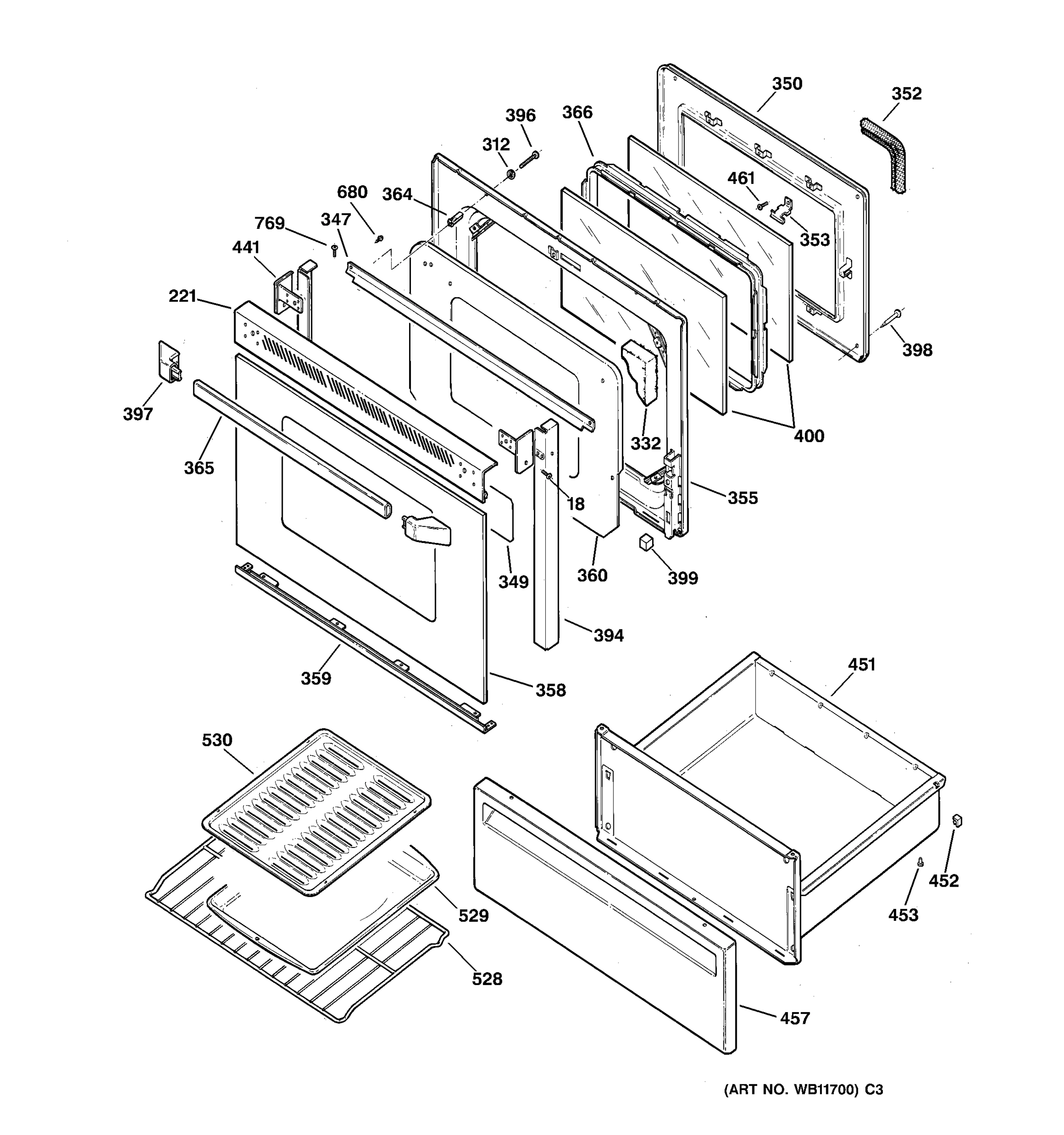 DOOR & DRAWER PARTS