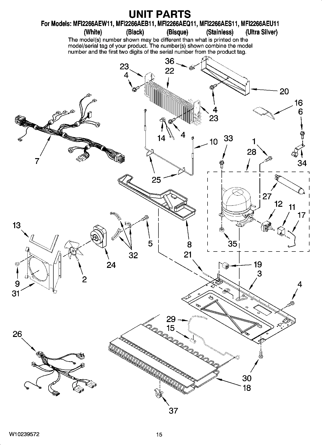 09 - UNIT PARTS, OPTIONAL PARTS (NOT INCLUDED)