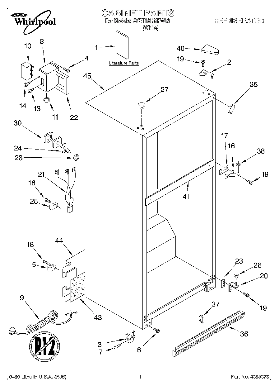 01 - CABINET, LITERATURE