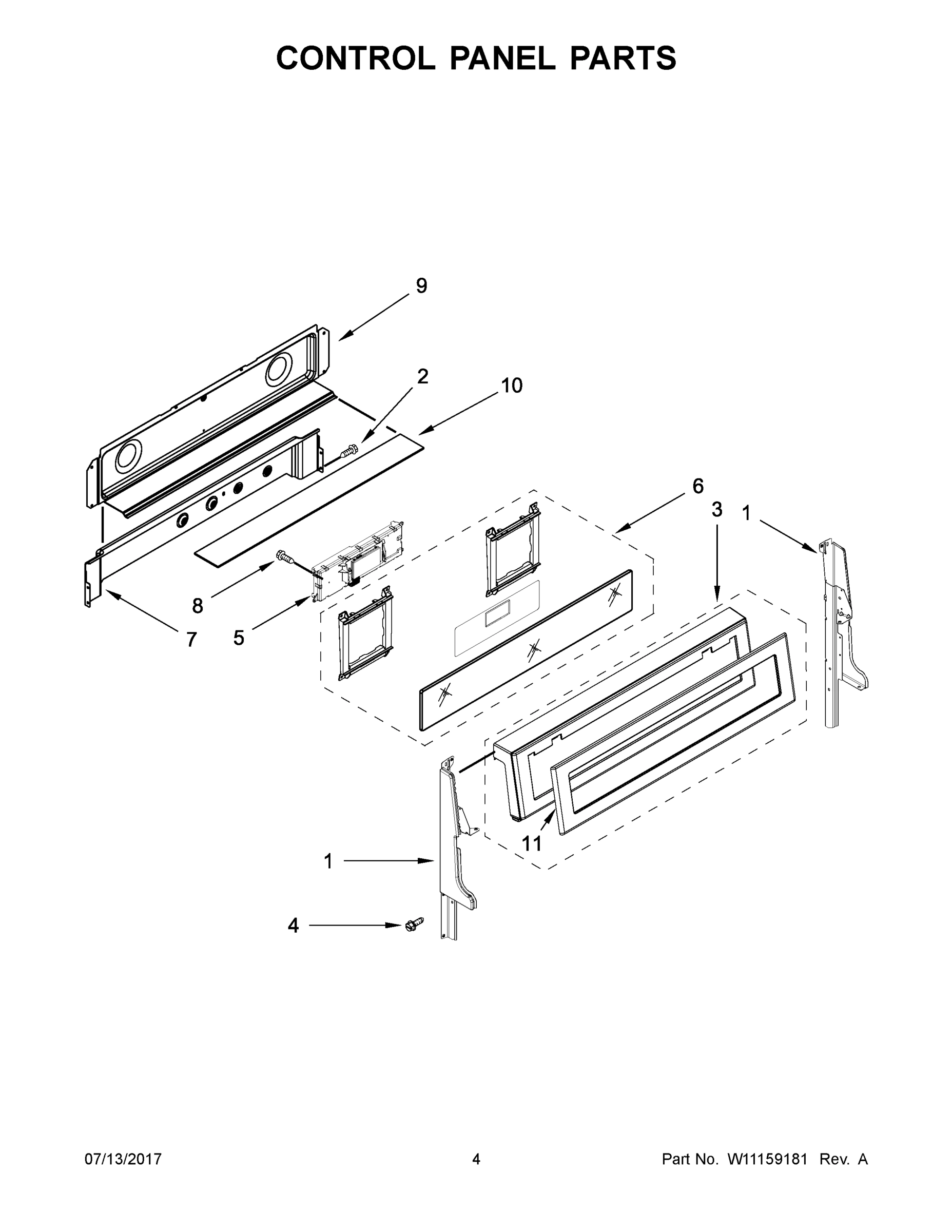 03 - CONTROL PANEL PARTS