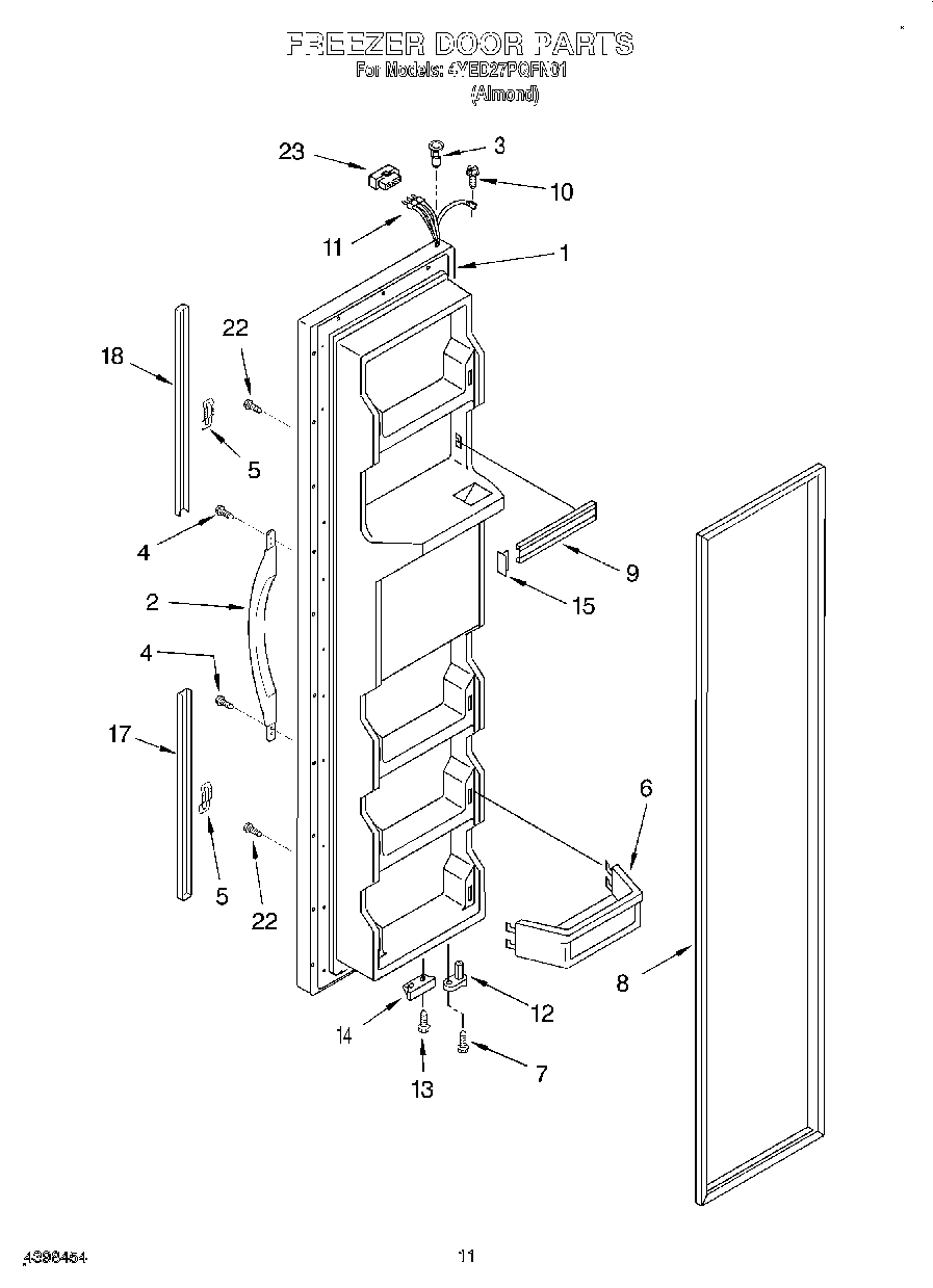 07 - FREEZER DOOR