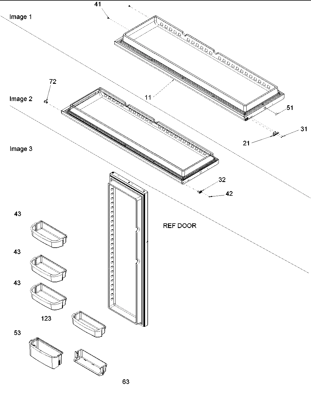 12 - Refrigerator Door