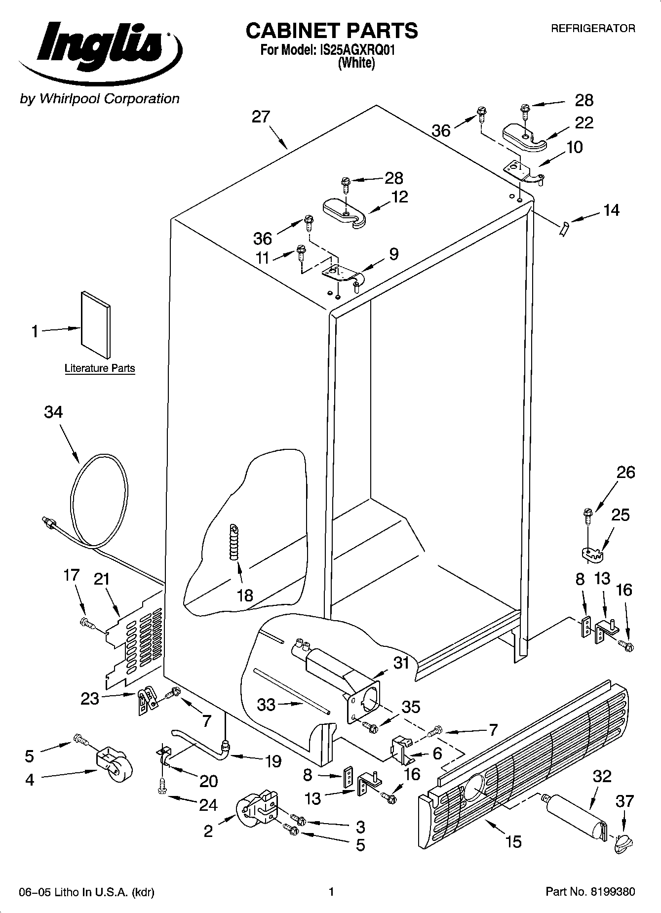 01 - CABINET PARTS