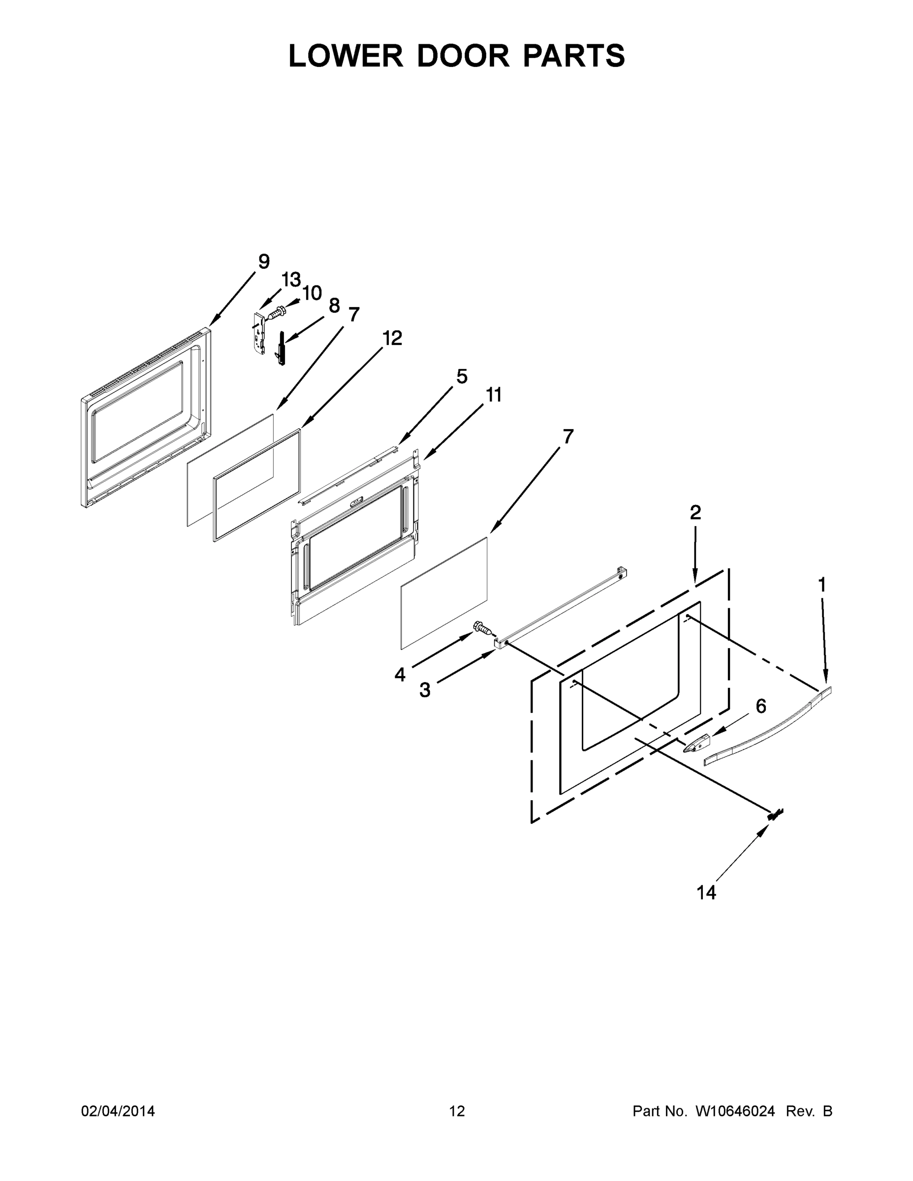 07 - LOWER DOOR PARTS