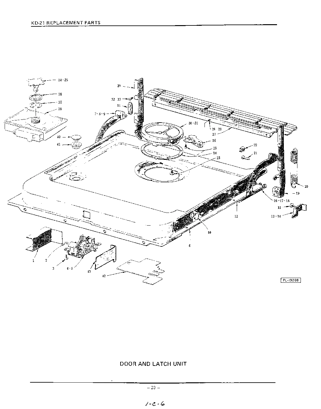12 - DOOR AND LATCH