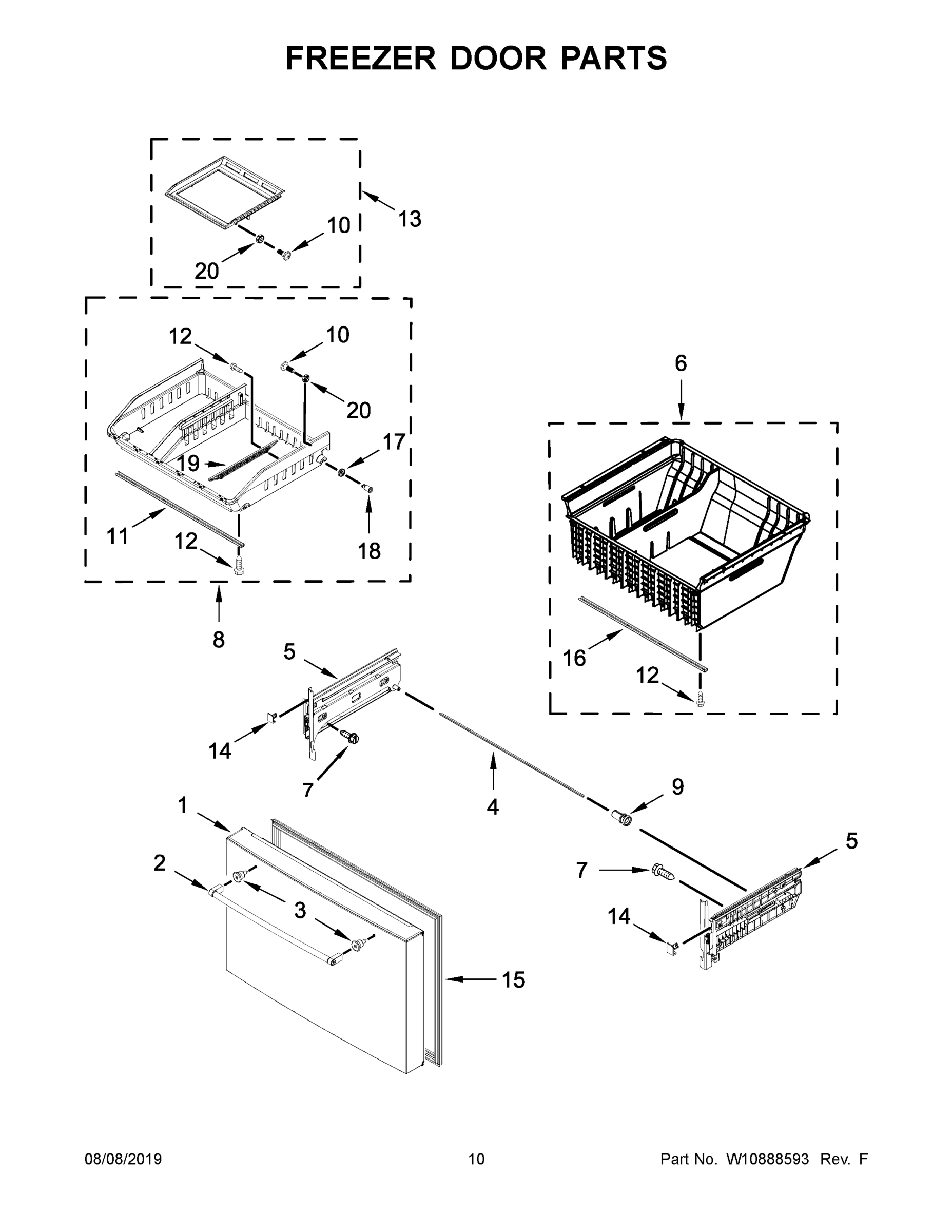 06 - FREEZER DOOR PARTS