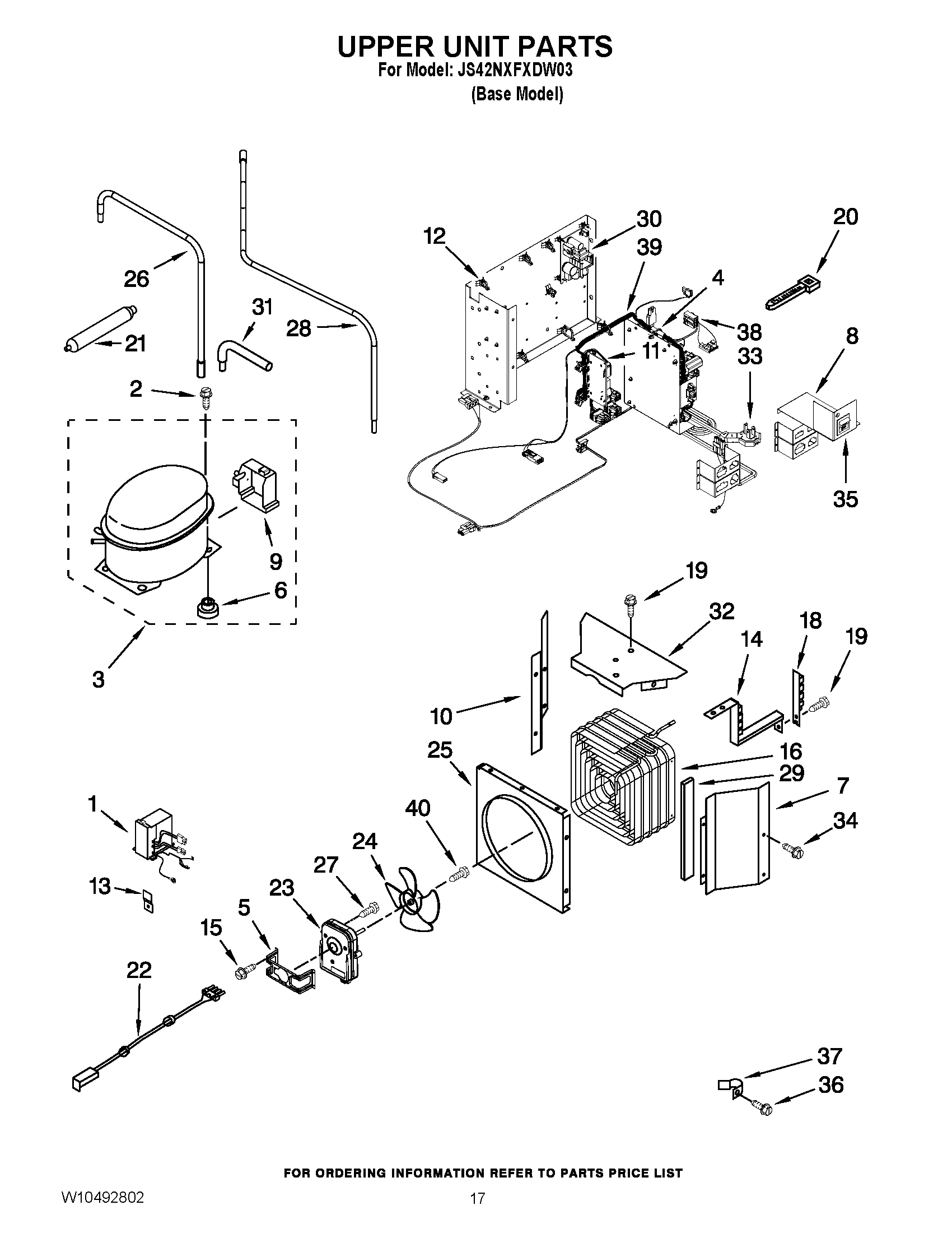 11 - UPPER UNIT PARTS